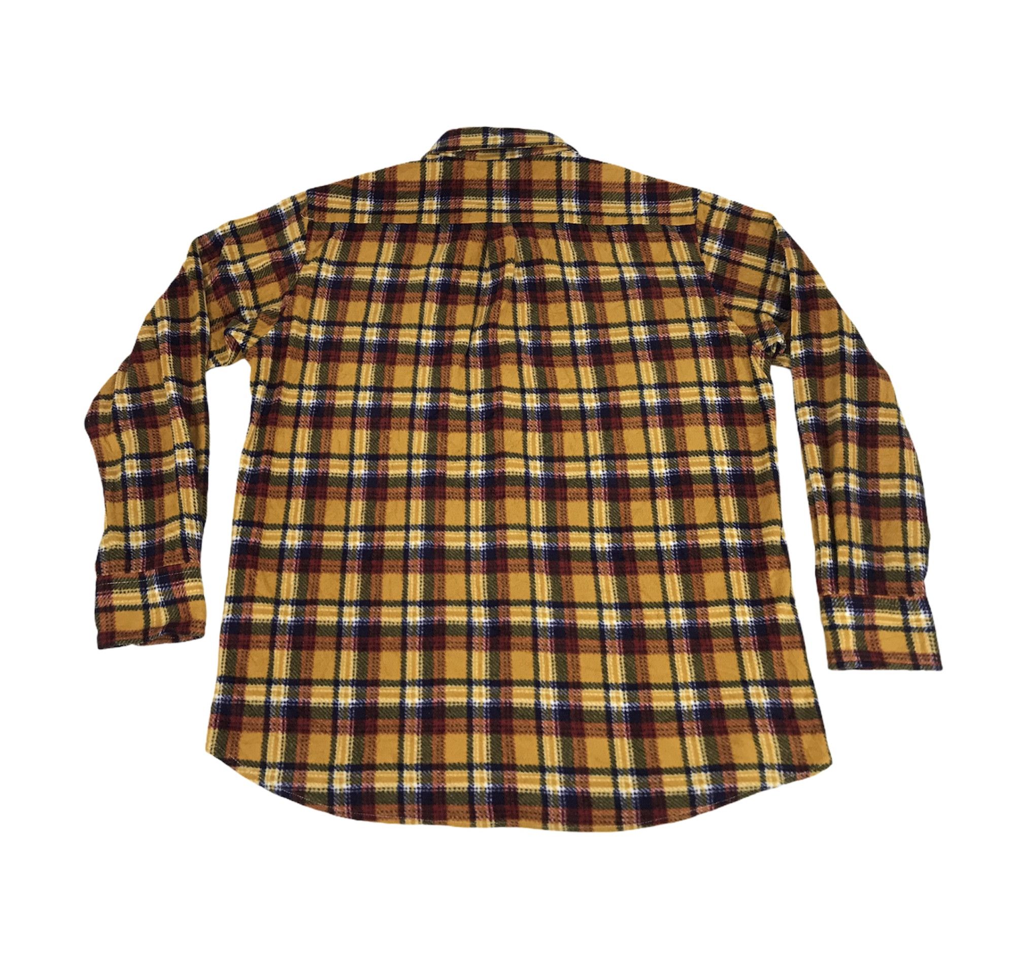 Flannel Vintage Style Back Point Flannel Casual Shirt Shadow Size US L / EU 52-54 / 3 - 7 Thumbnail