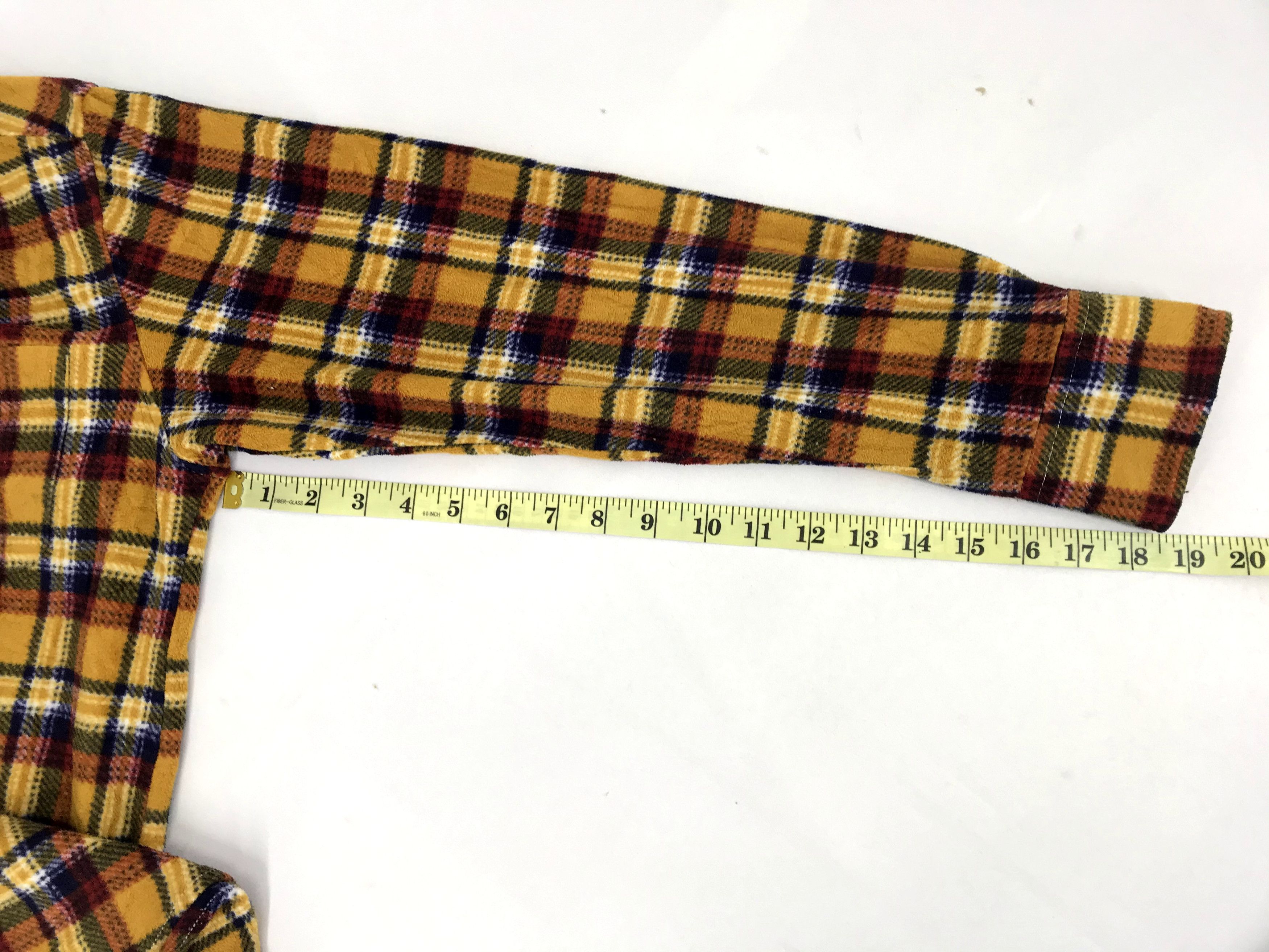 Flannel Vintage Style Back Point Flannel Casual Shirt Shadow Size US L / EU 52-54 / 3 - 10 Thumbnail