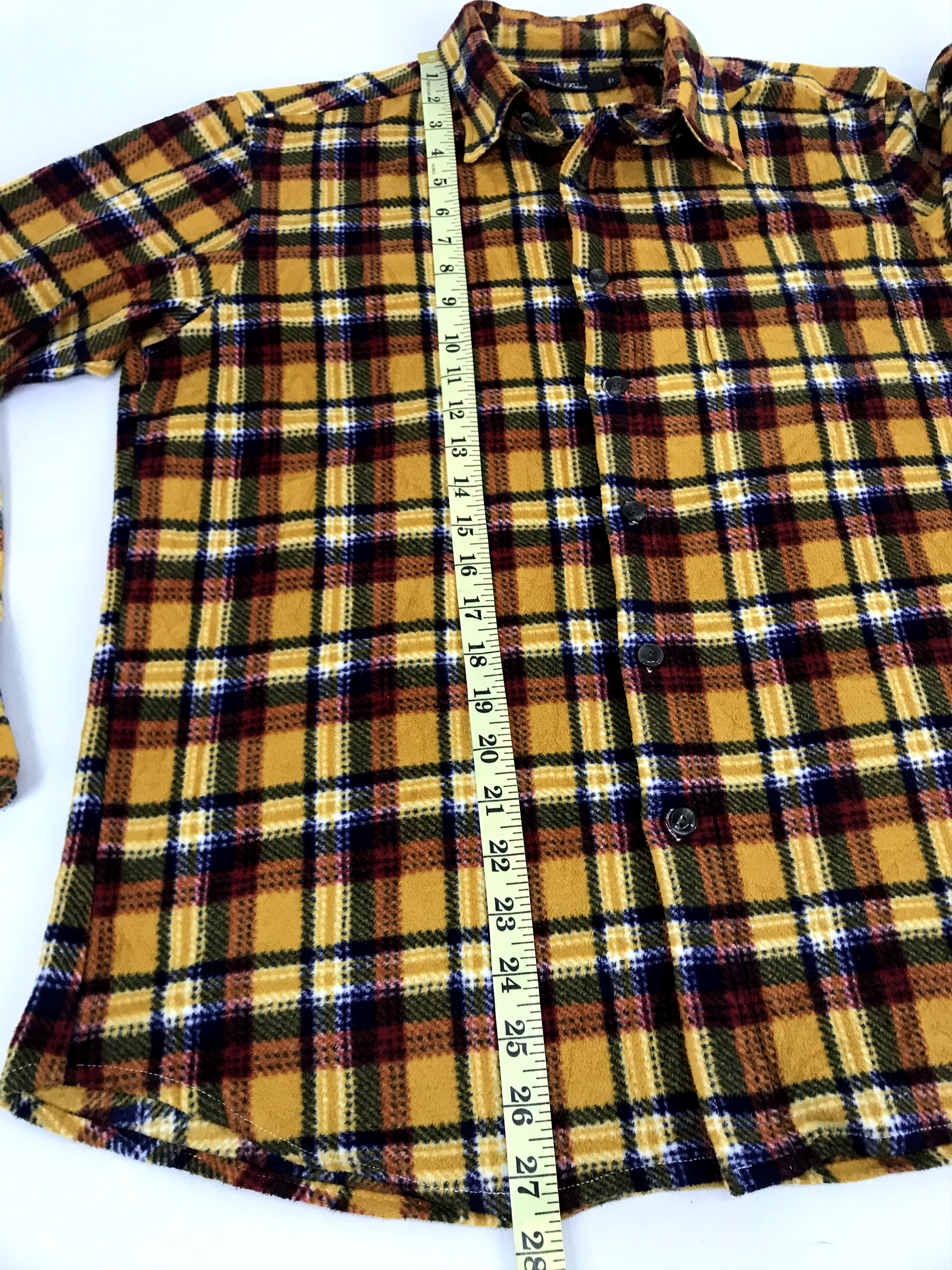 Flannel Vintage Style Back Point Flannel Casual Shirt Shadow Size US L / EU 52-54 / 3 - 9 Thumbnail
