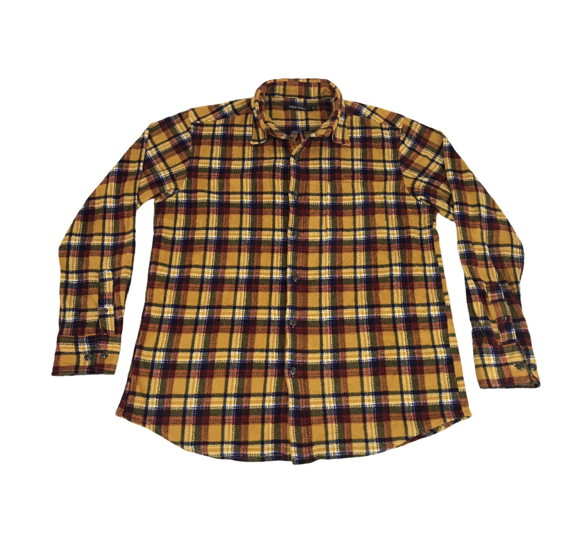 Flannel Vintage Style Back Point Flannel Casual Shirt Shadow Size US L / EU 52-54 / 3 - 1 Thumbnail