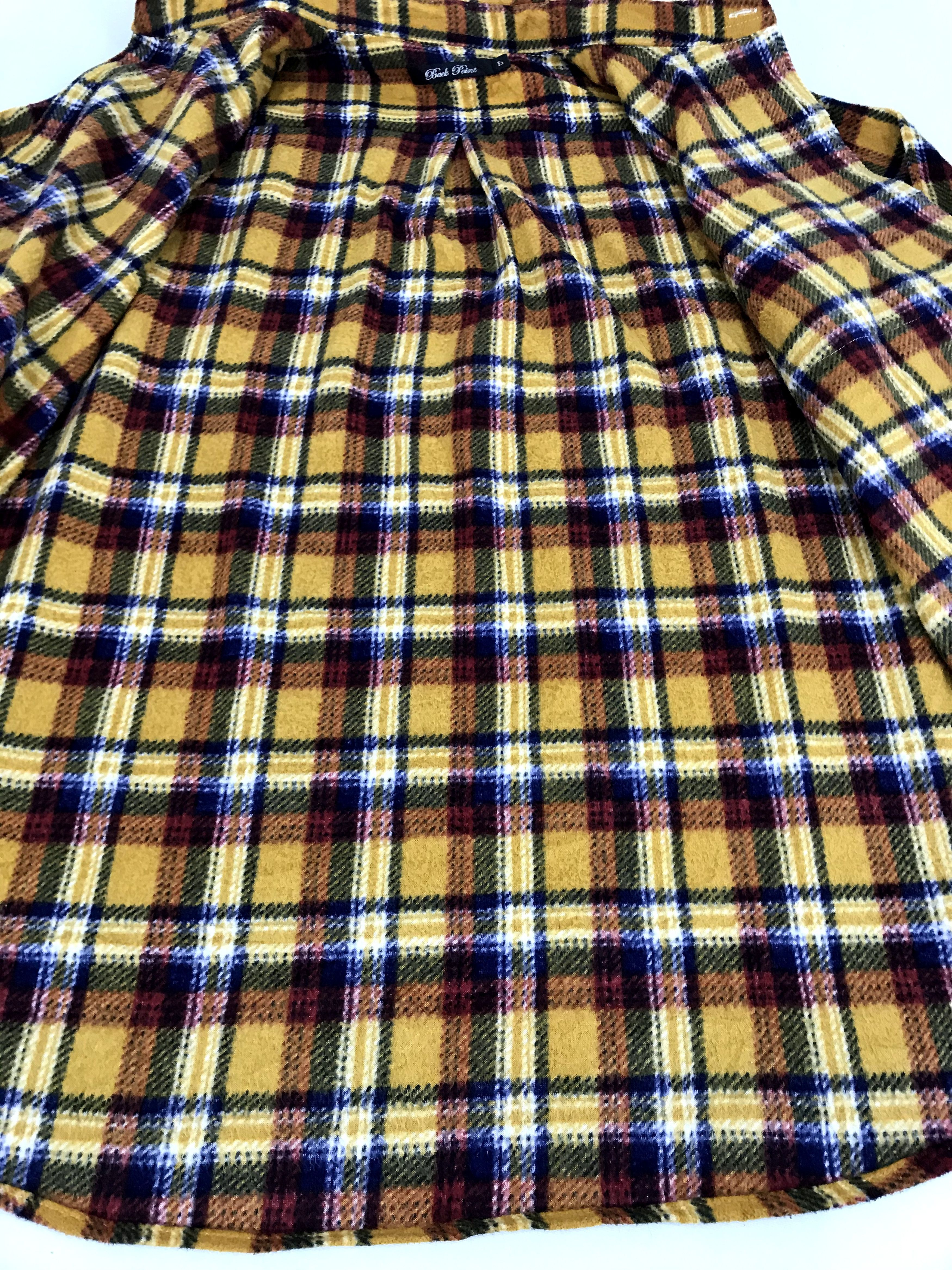 Flannel Vintage Style Back Point Flannel Casual Shirt Shadow Size US L / EU 52-54 / 3 - 3 Thumbnail