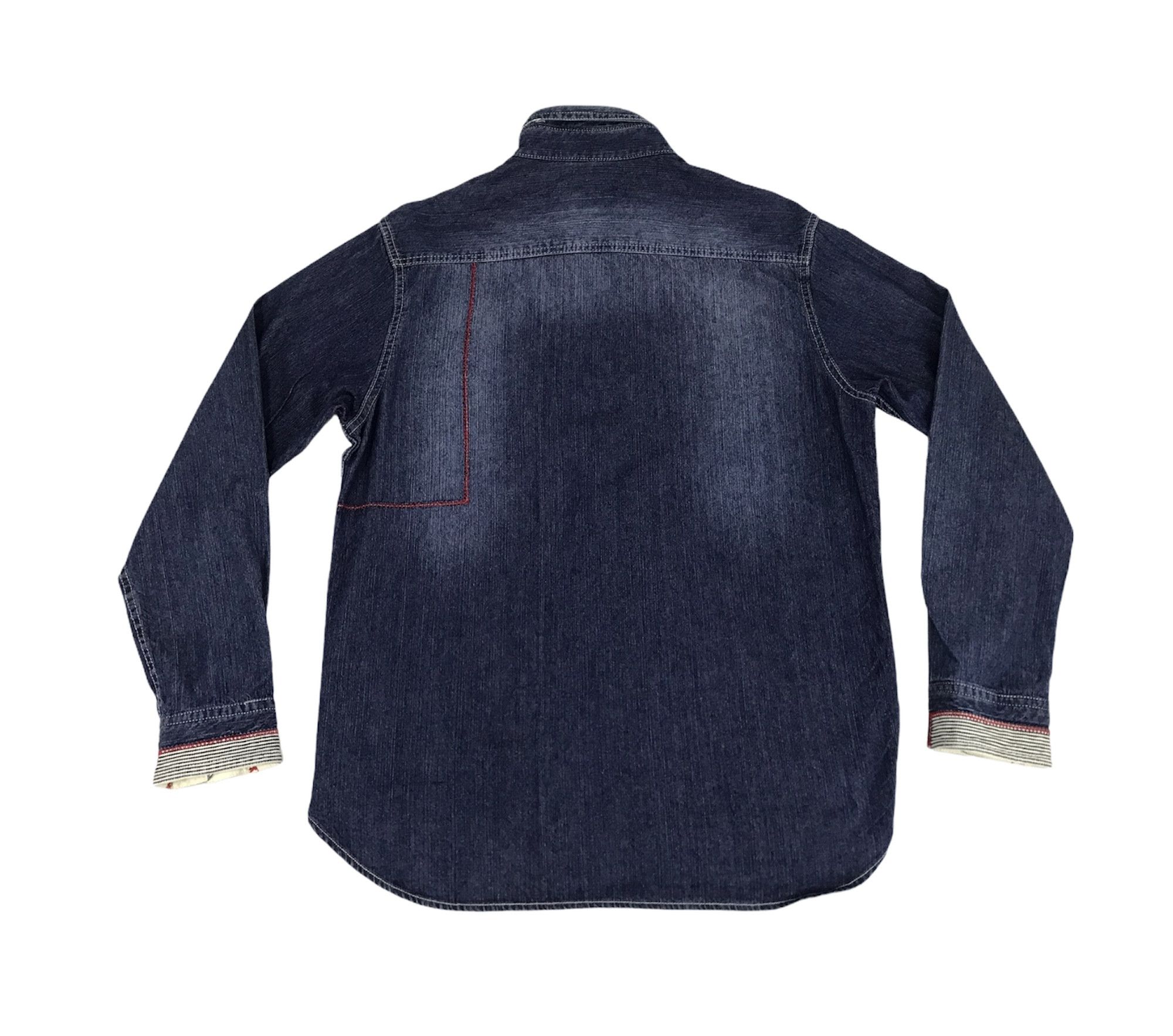Flannel TK Takeo Kikuchi Cool Style Western Denim Tears Style Shirt Size US L / EU 52-54 / 3 - 6 Thumbnail