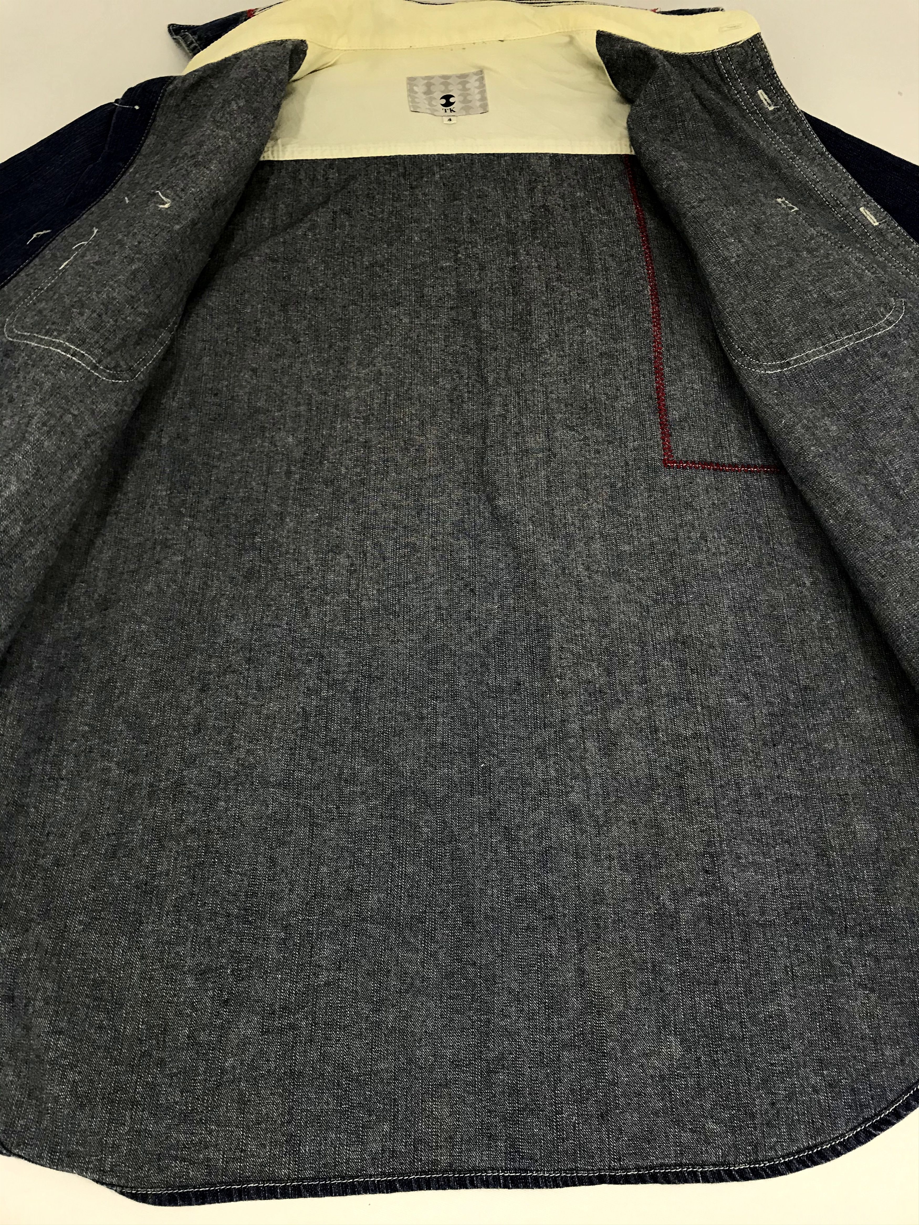 Flannel TK Takeo Kikuchi Cool Style Western Denim Tears Style Shirt Size US L / EU 52-54 / 3 - 4 Thumbnail