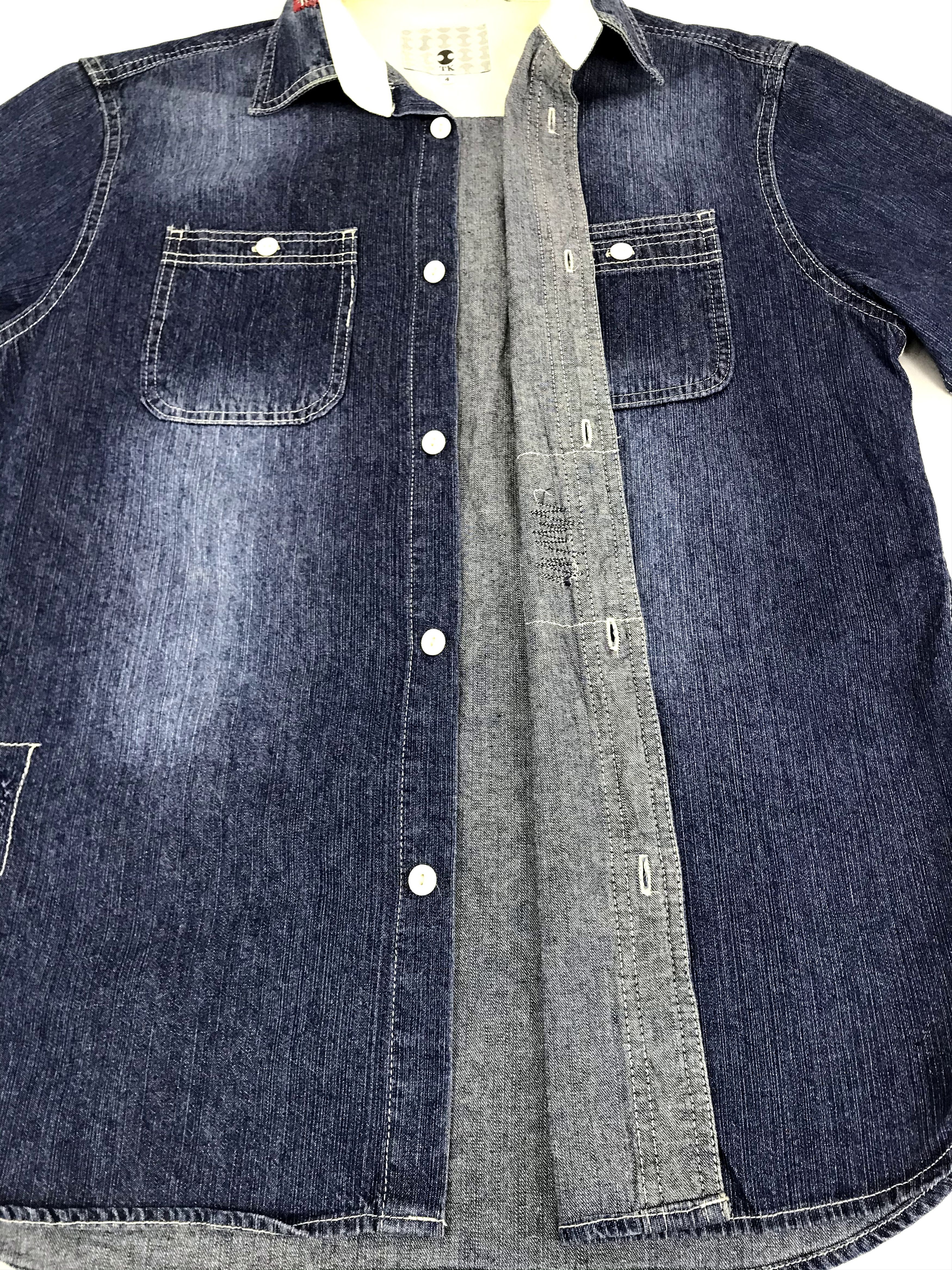 Flannel TK Takeo Kikuchi Cool Style Western Denim Tears Style Shirt Size US L / EU 52-54 / 3 - 3 Thumbnail