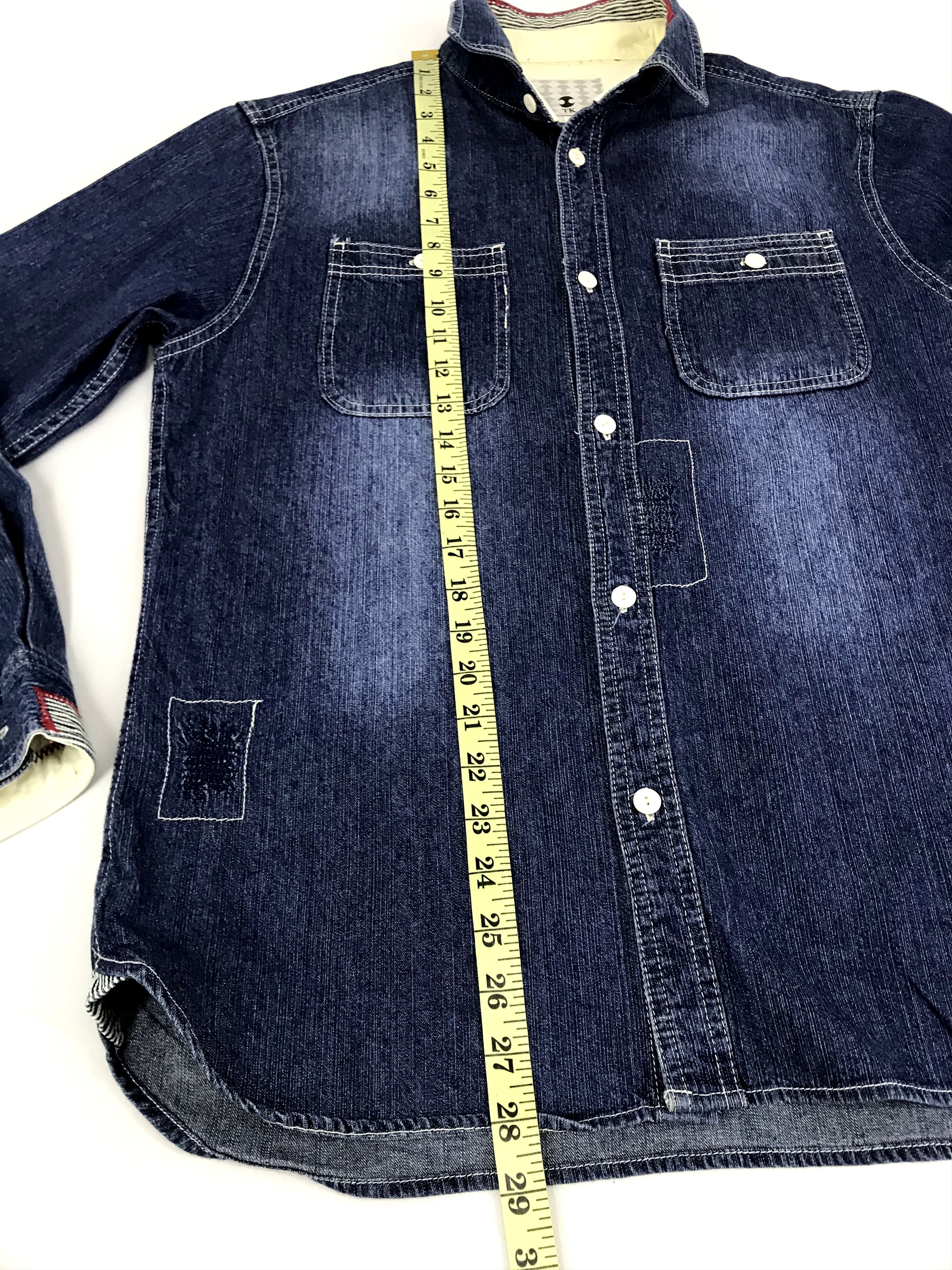 Flannel TK Takeo Kikuchi Cool Style Western Denim Tears Style Shirt Size US L / EU 52-54 / 3 - 10 Thumbnail