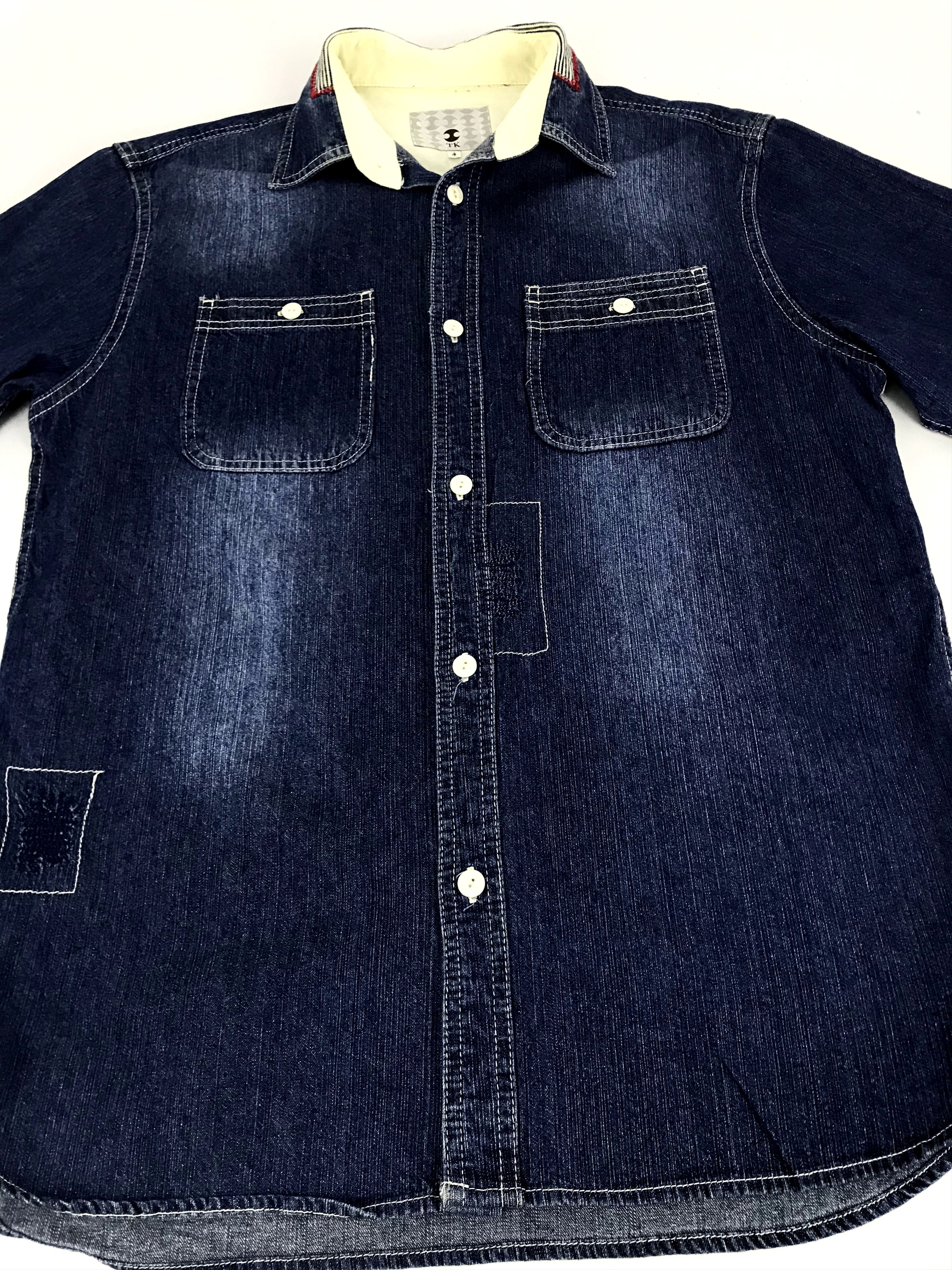 Flannel TK Takeo Kikuchi Cool Style Western Denim Tears Style Shirt Size US L / EU 52-54 / 3 - 2 Thumbnail
