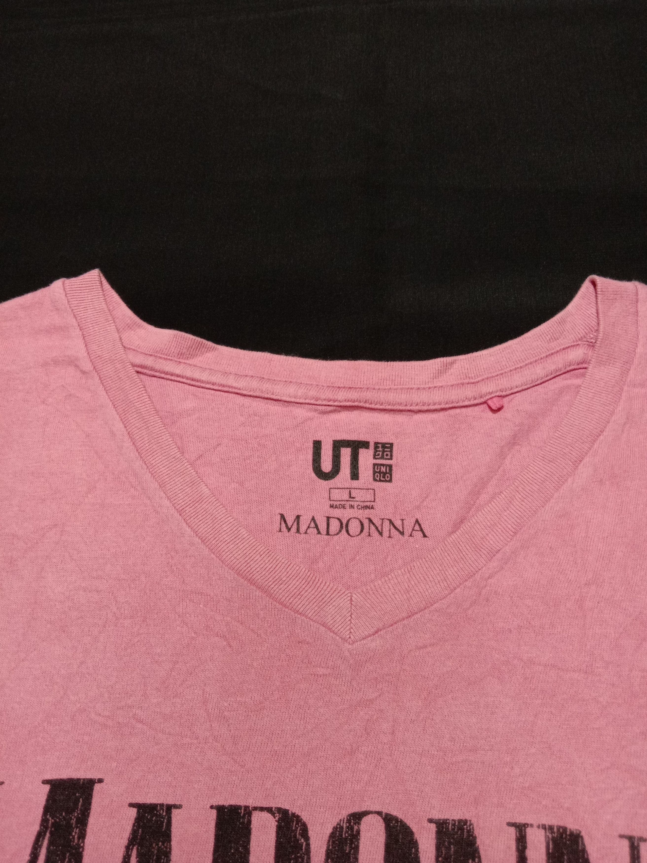 Band Tees Madonna 1987 World Tour Pink Tee by Uniqlo Size L / US 10 / IT 46 - 3 Thumbnail