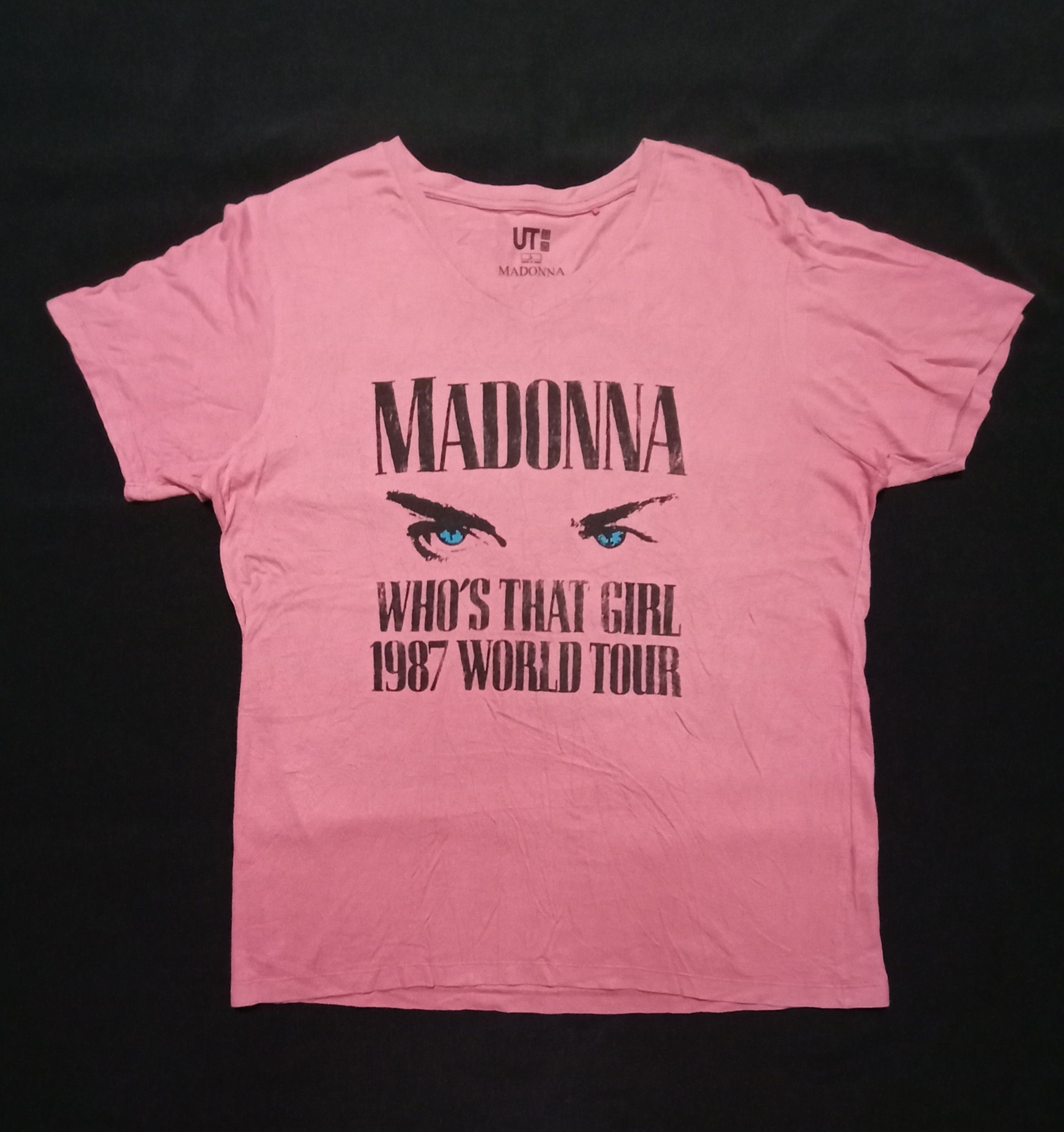 Madonna 1987 World Tour Pink Tee by Uniqlo