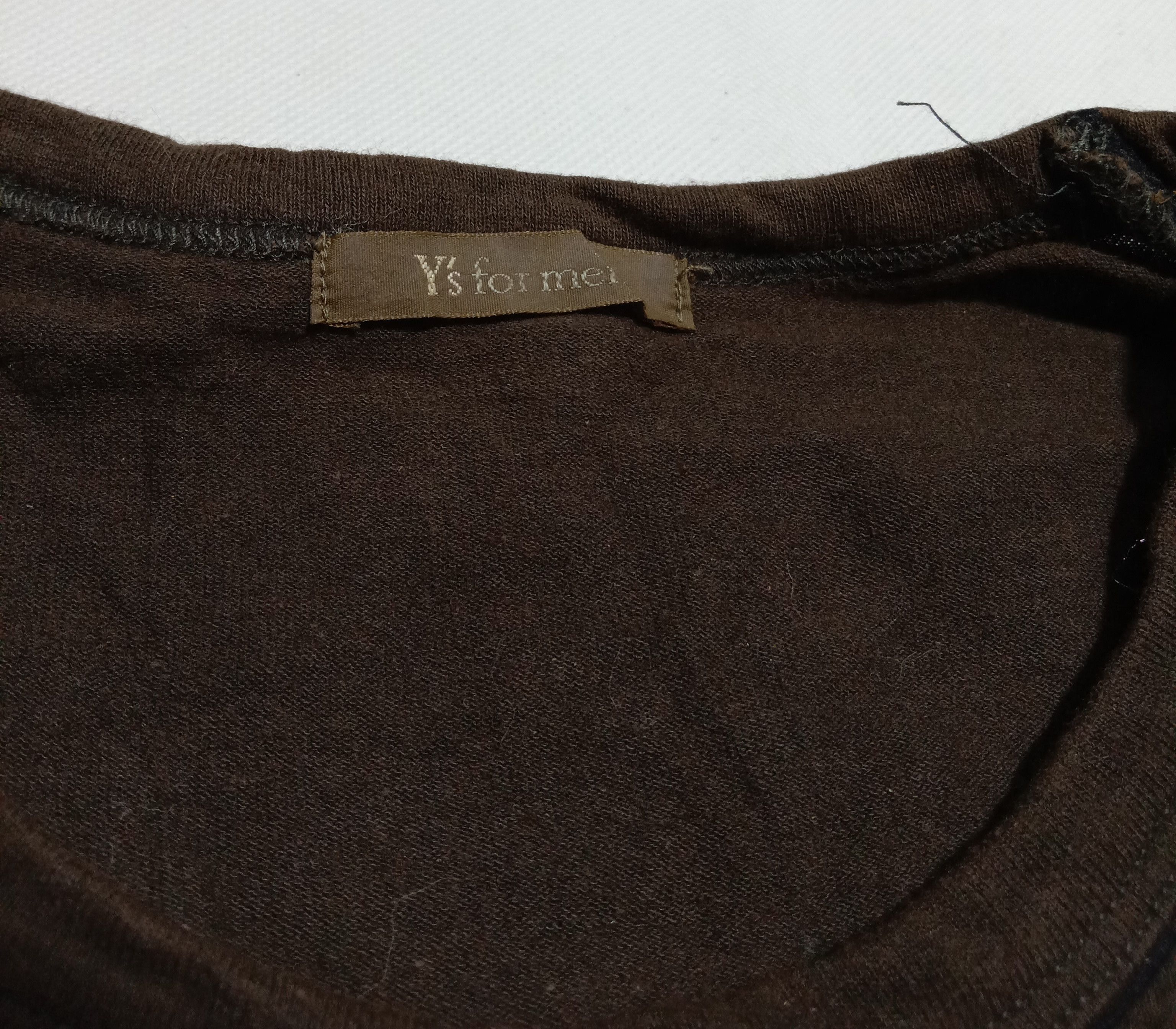 image of Yohji Yamamoto x YS For Men Yamamoto Y's For Men Yamamoto Made In Japan Vintage Tee (Size Medium)