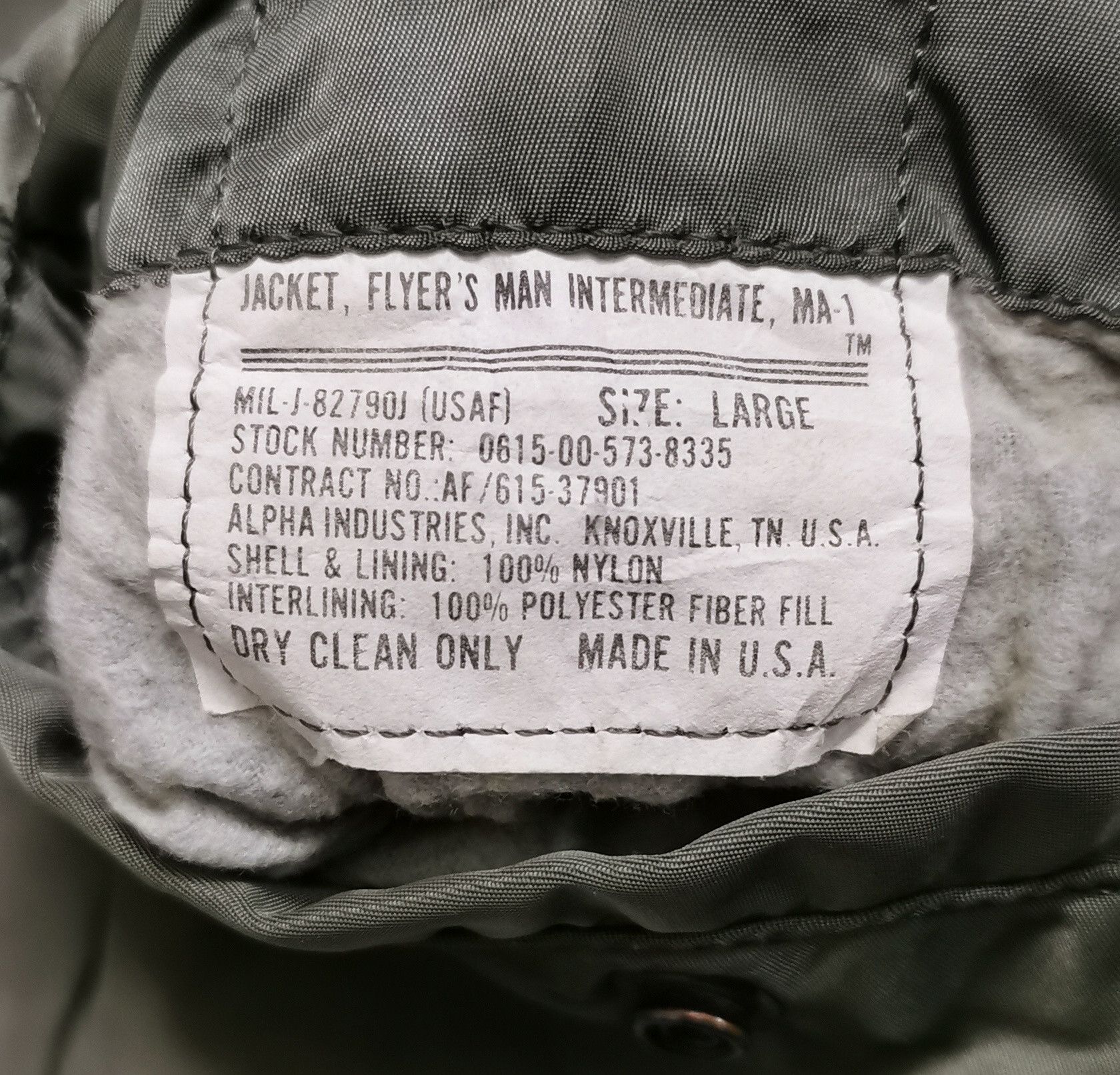 Alpha Industries Alpha Industries Bomber Jacket Size US L / EU 52-54 / 3 - 8 Thumbnail