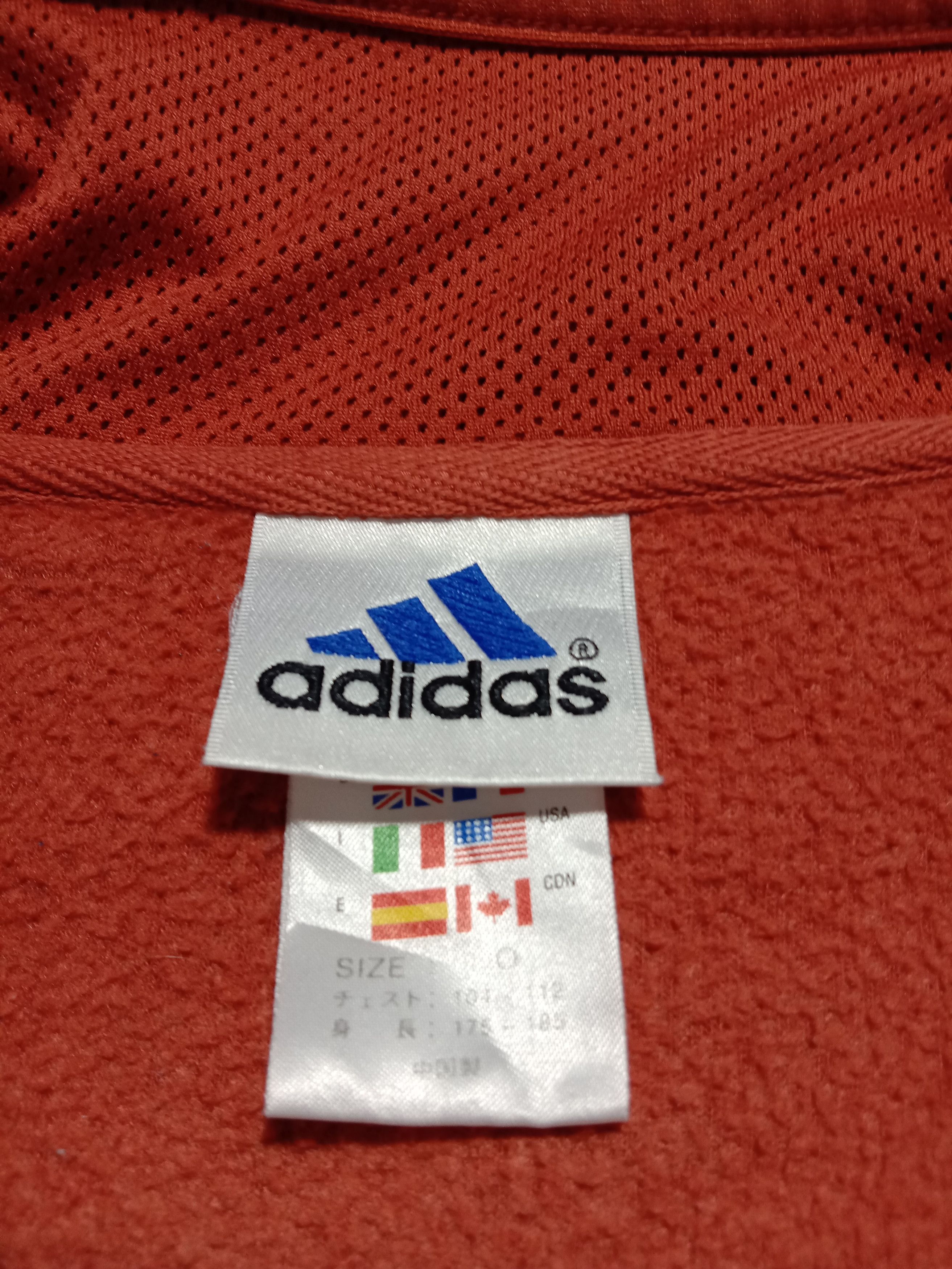 Adidas Vintage 90's Adidas Sweatshirt Zip Pullover Size US M / EU 48-50 / 2 - 6 Thumbnail