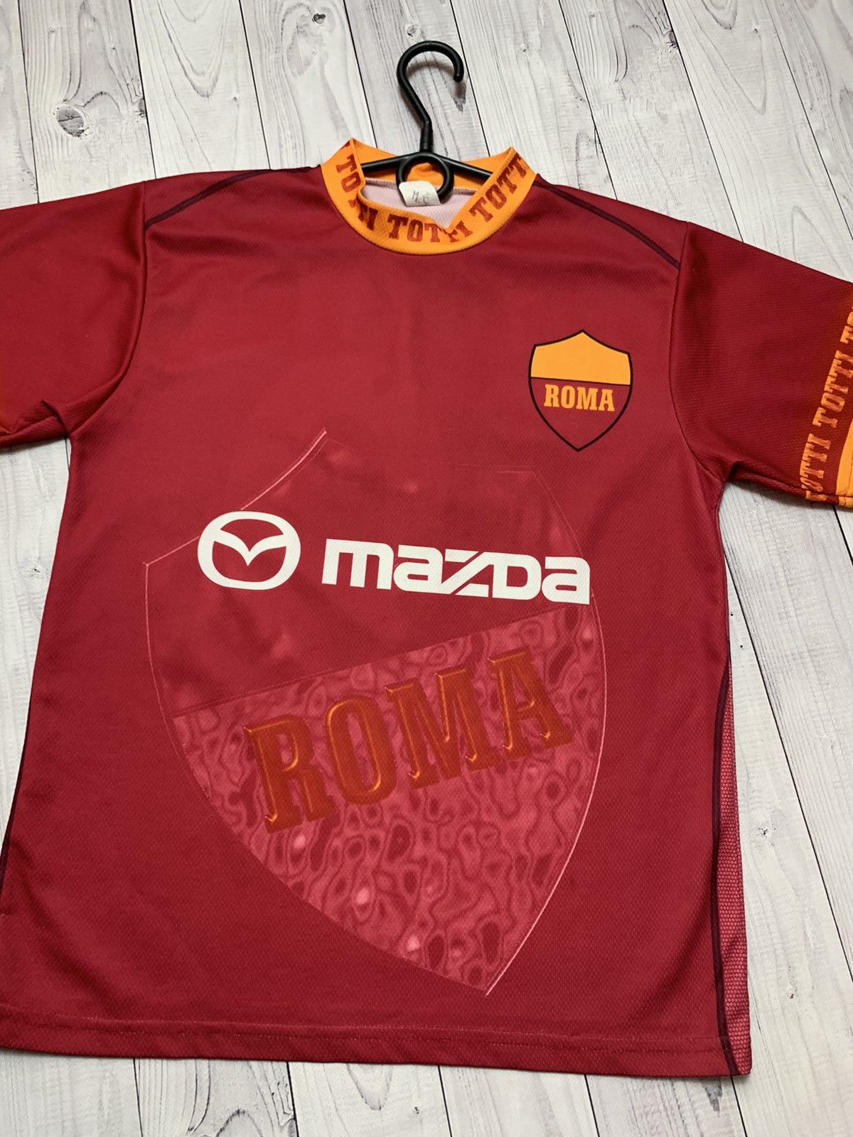 Vintage Vintage soccer jersey Roma Totti 10 size S Size US S / EU 44-46 / 1 - 3 Thumbnail