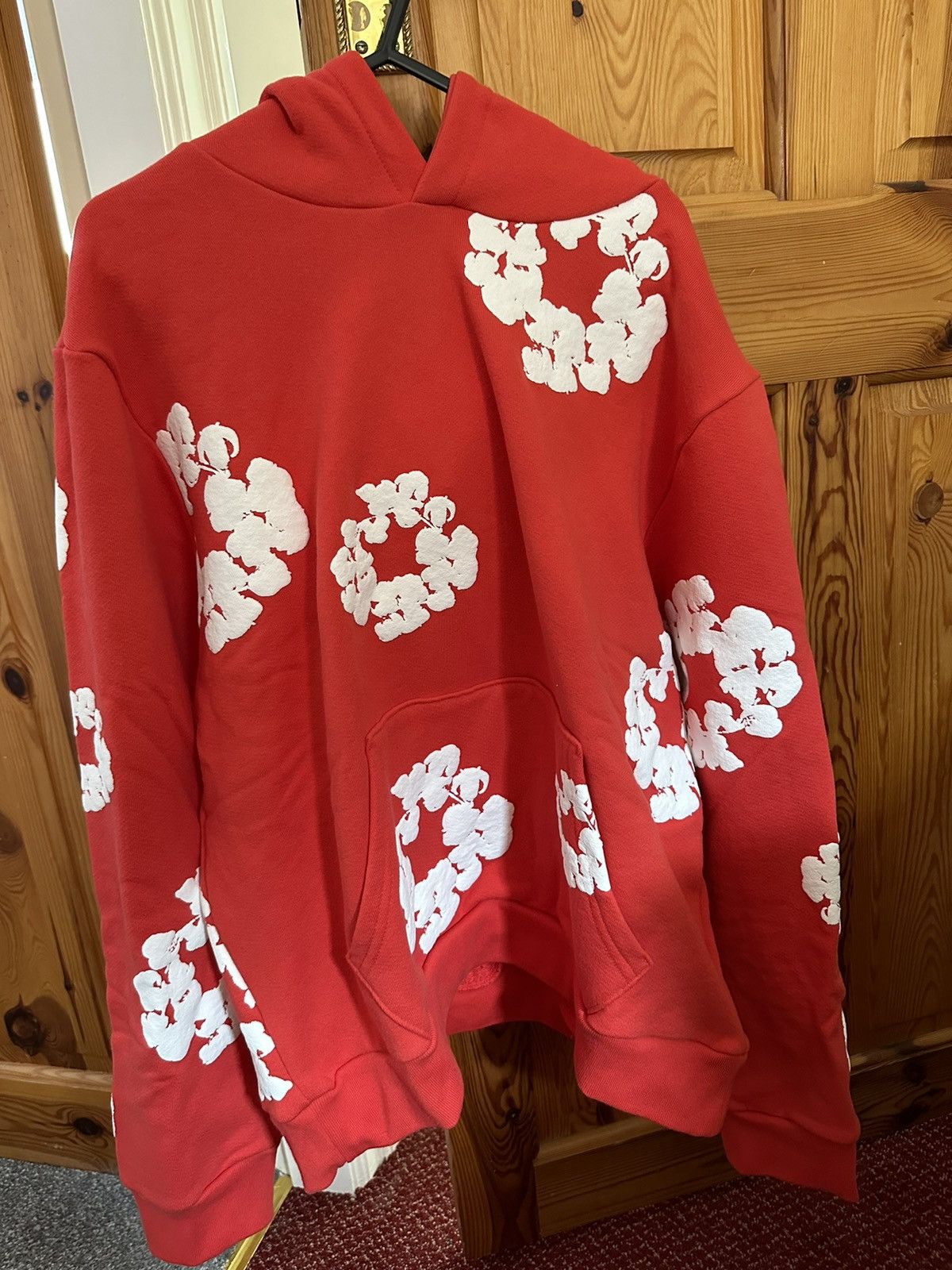 Denim Tears Cotton Wreath Sweatshirt Red