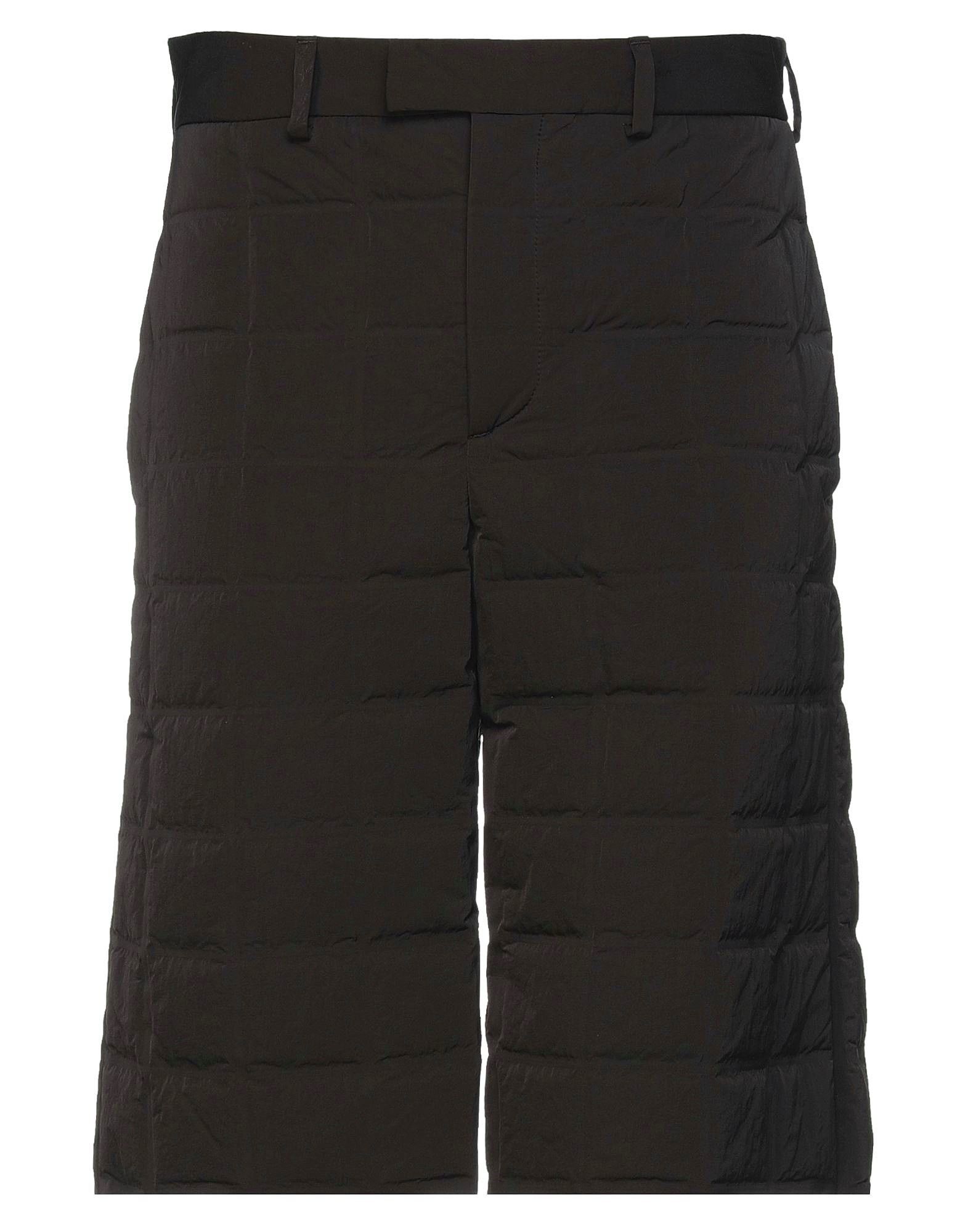 image of Bottega Veneta Fabric Shorts In Dark Brown, Men's (Size 34)