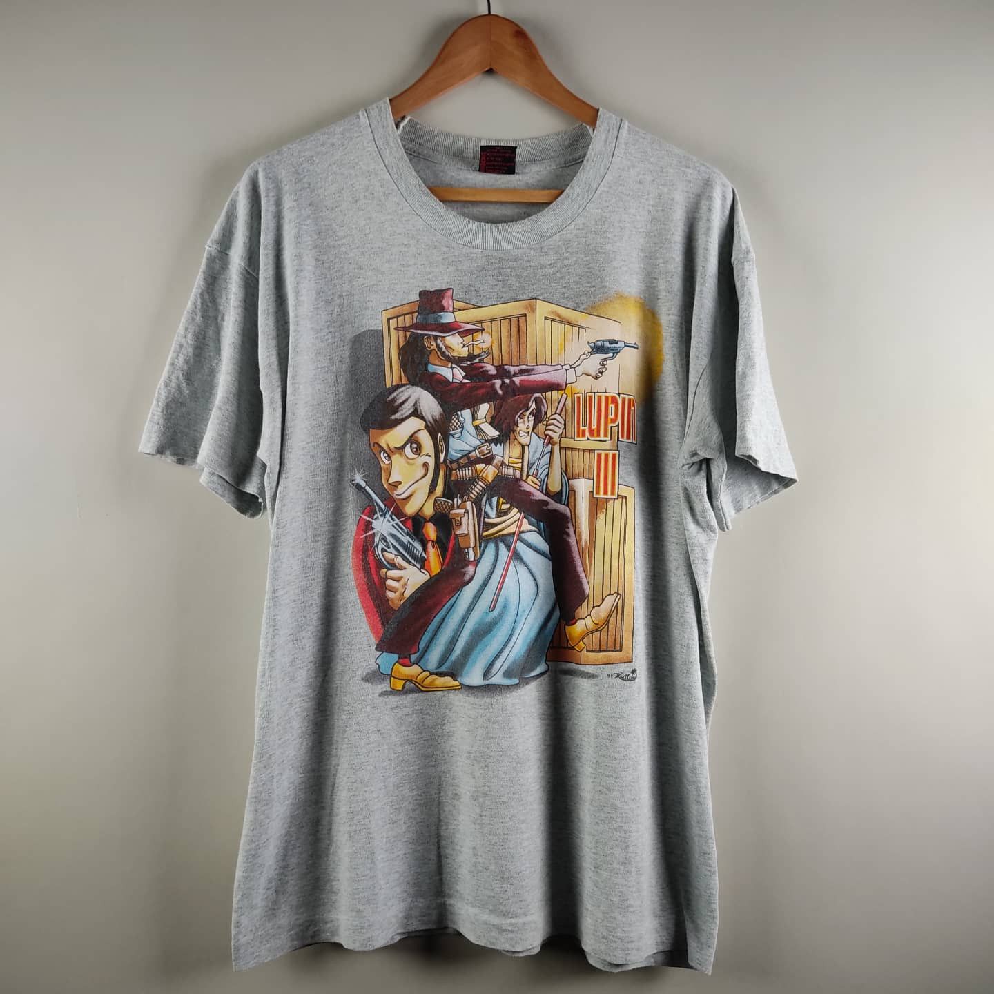 Anime × Vintage 90's Lupin The Third III Castle of Cagliostro Size US L / EU 52-54 / 3 - 1 Thumbnail