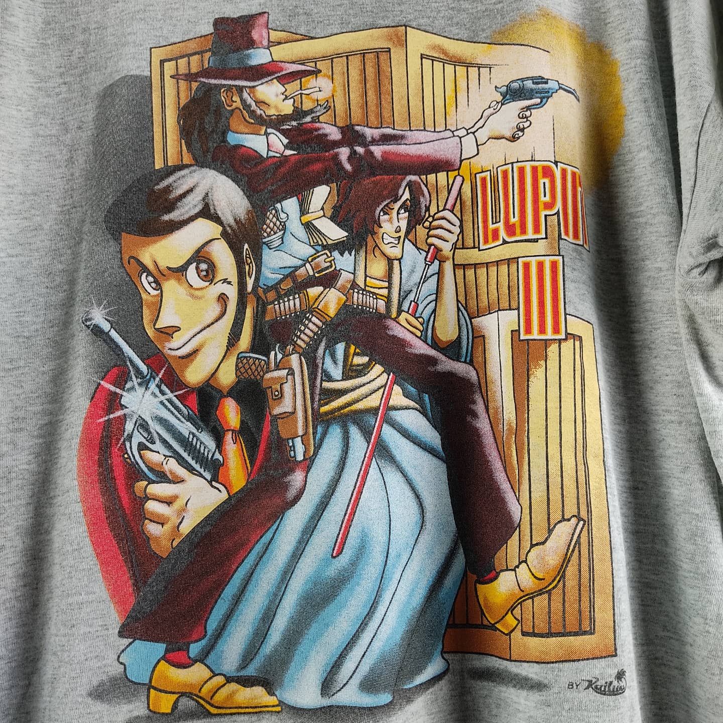 Anime × Vintage 90's Lupin The Third III Castle of Cagliostro Size US L / EU 52-54 / 3 - 3 Thumbnail