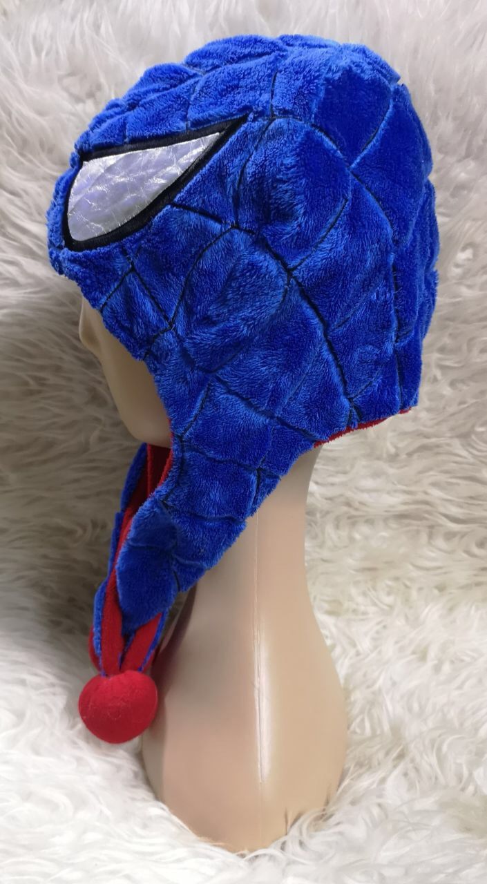 Cartoon Network × DC Comics × Marvel Comics spiderman marvel head warmer hat Size ONE SIZE - 4 Thumbnail