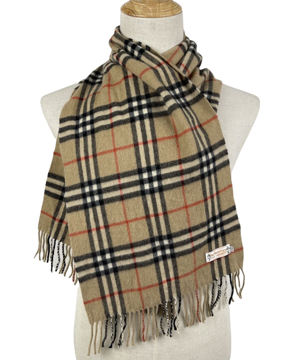 Burberry × Vintage vintage burberry scarf muffler wool Size ONE SIZE - 1 Thumbnail