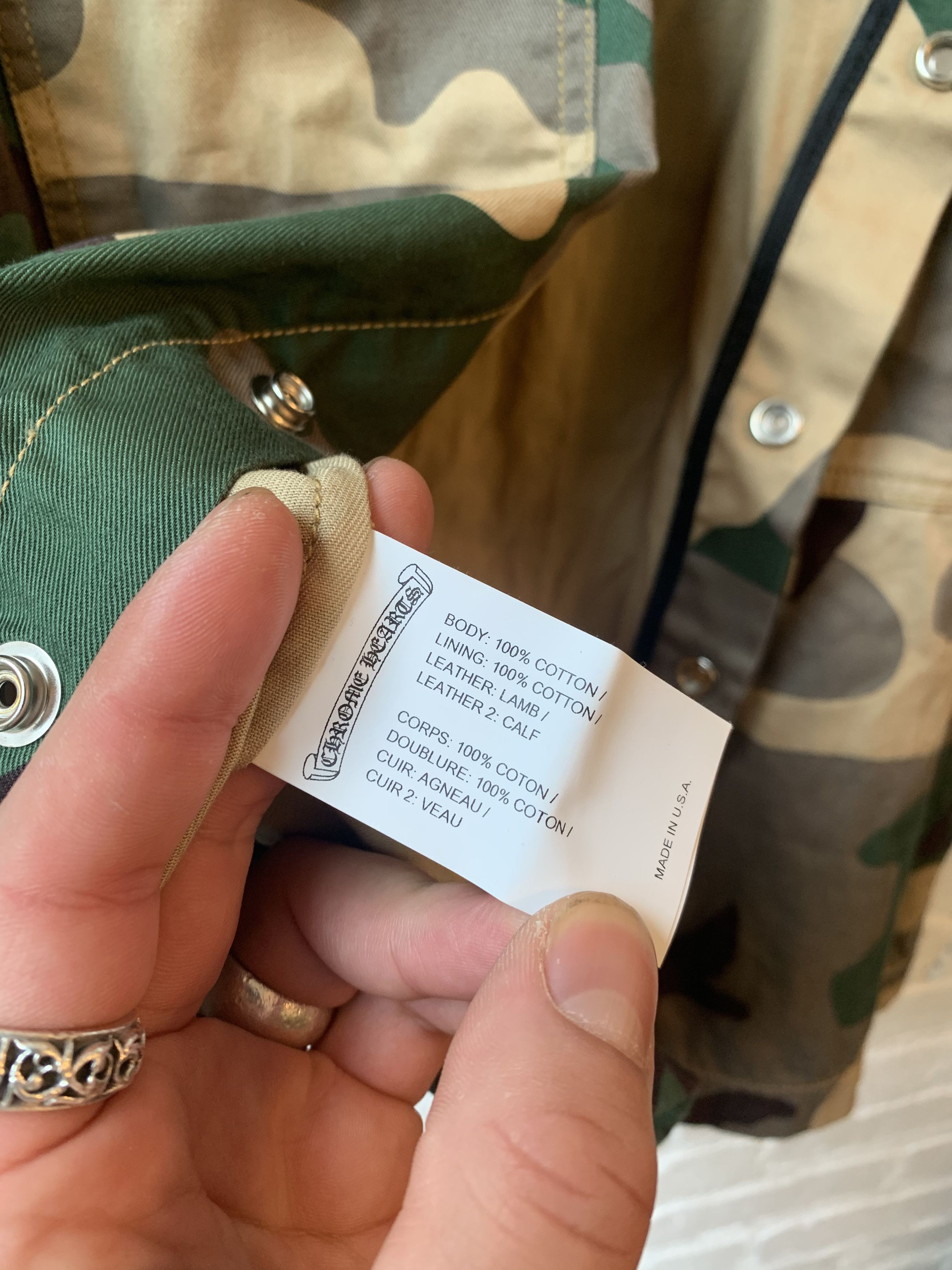 Chrome Hearts Chrome Hearts Matty Boy Camo Sex Snap Up Shirt Size US M / EU 48-50 / 2 - 6 Thumbnail