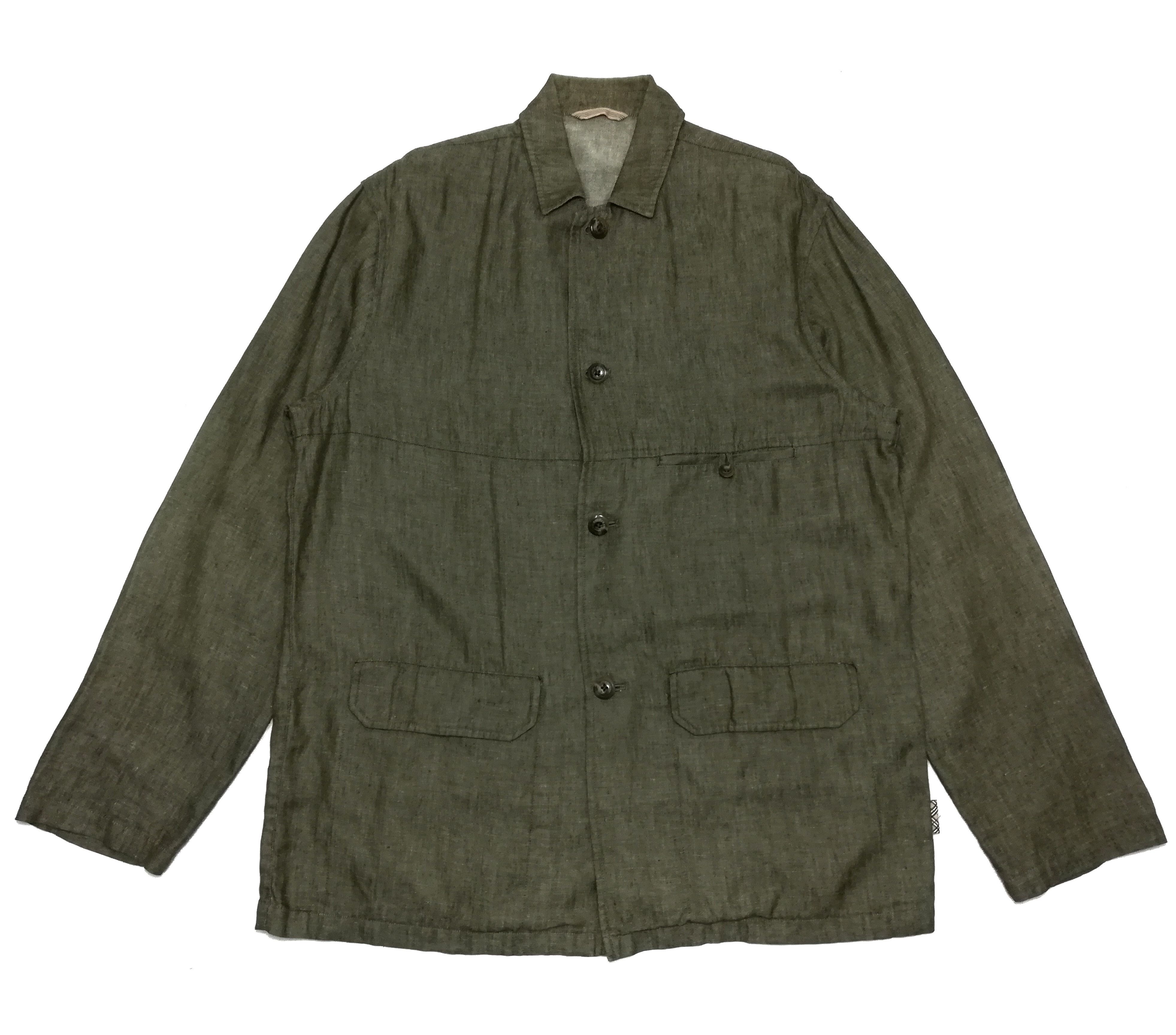 Burberry × Vintage 🔥Burberry London Workers Button Ups Jacket Cotton🔥 Size US L / EU 52-54 / 3 - 1 Thumbnail