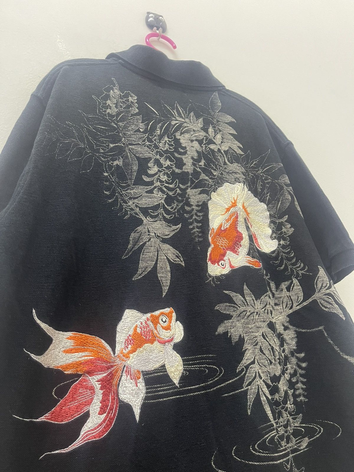 Karakuri Tamashii Rare Vintage KARAKURI TAMASHI Embroidered Polo Size US XL / EU 56 / 4 - 2 Thumbnail