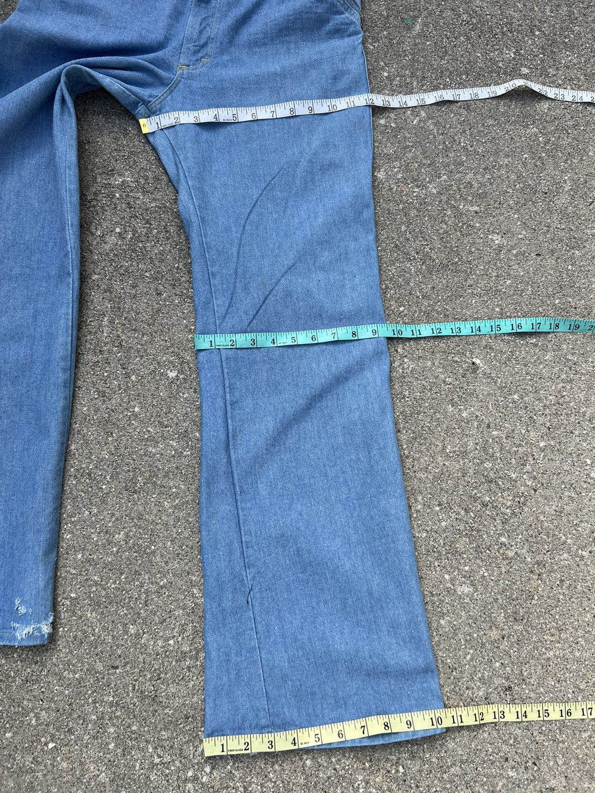 Vintage 70s Lee Denim Flare Jeans