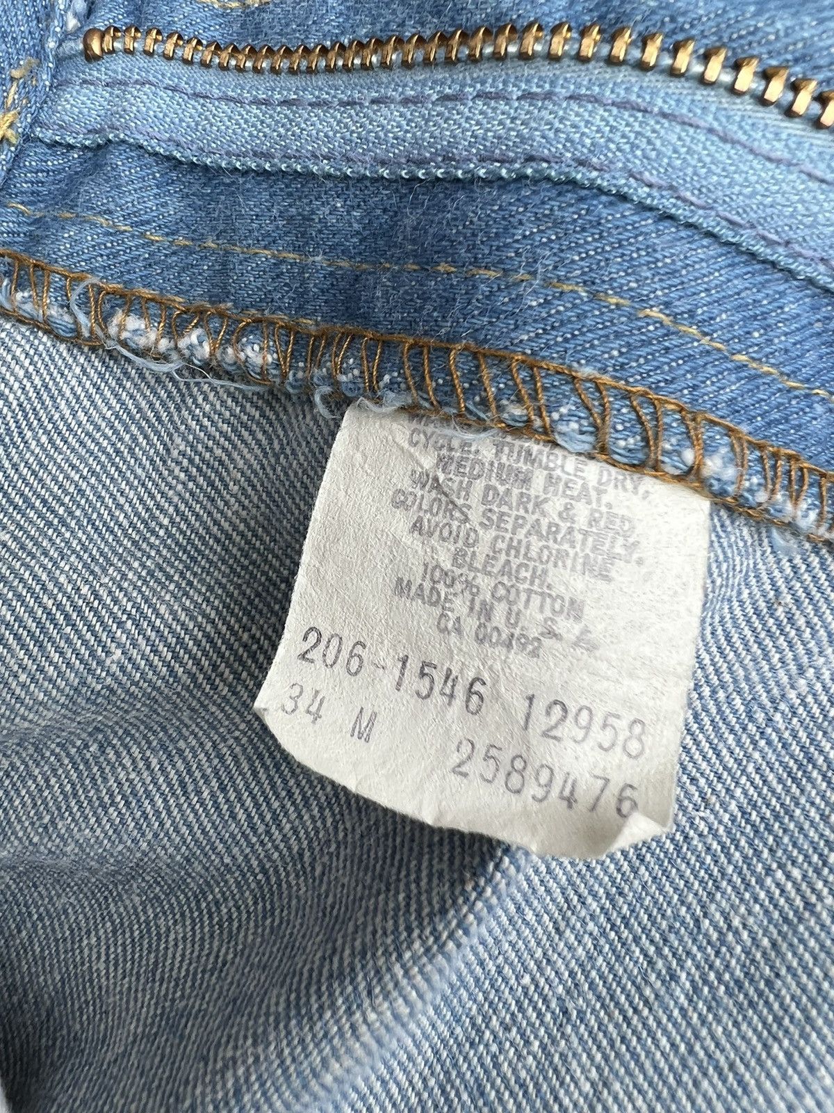 Vintage 70s Lee Denim Flare Jeans