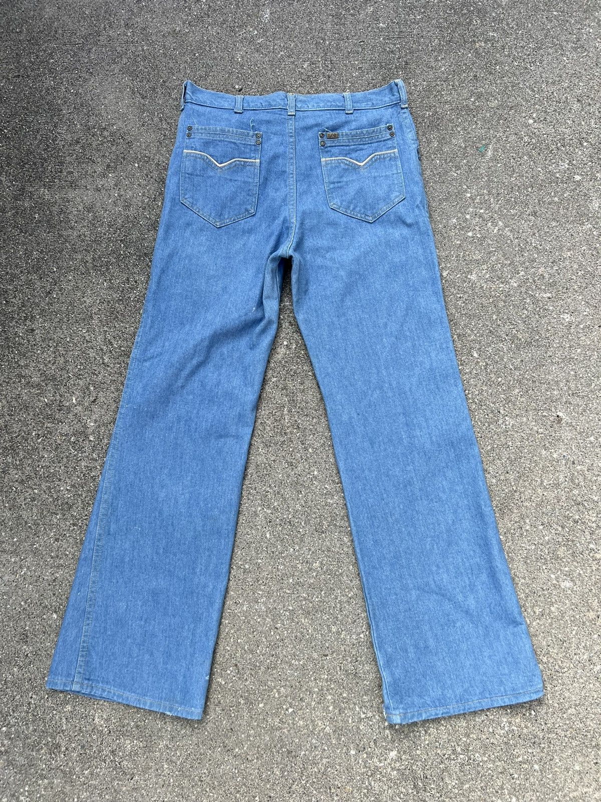 Vintage 70s Lee Denim Flare Jeans