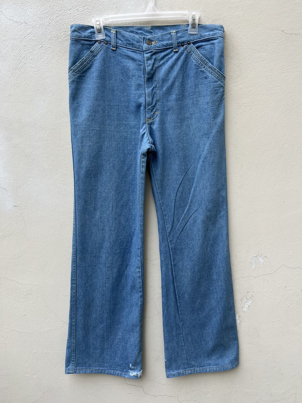 Vintage 70s Lee Denim Flare Jeans