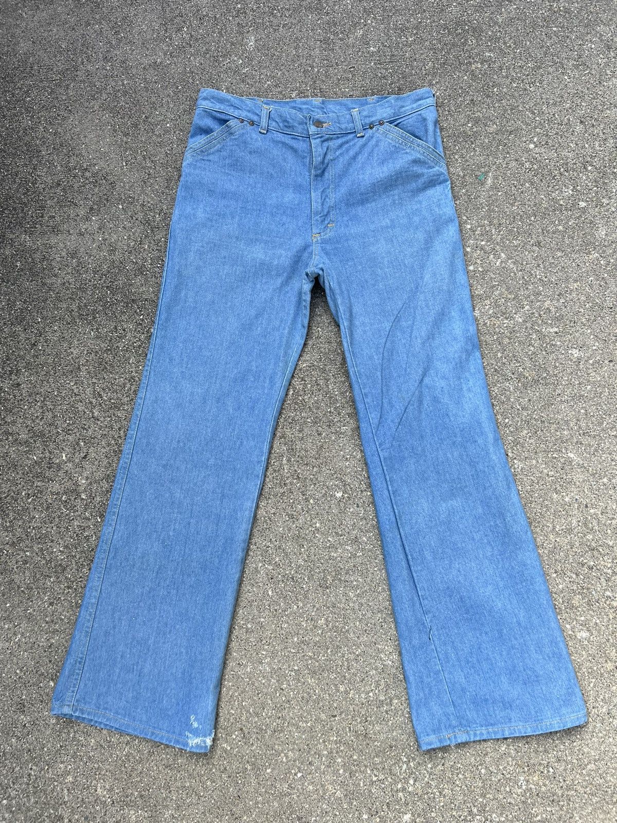 Vintage 70s Lee Denim Flare Jeans