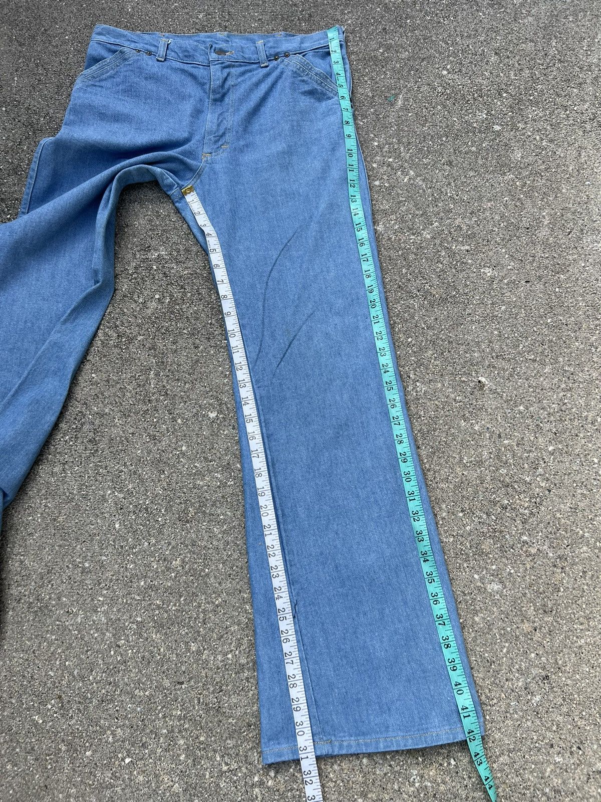 Vintage 70s Lee Denim Flare Jeans