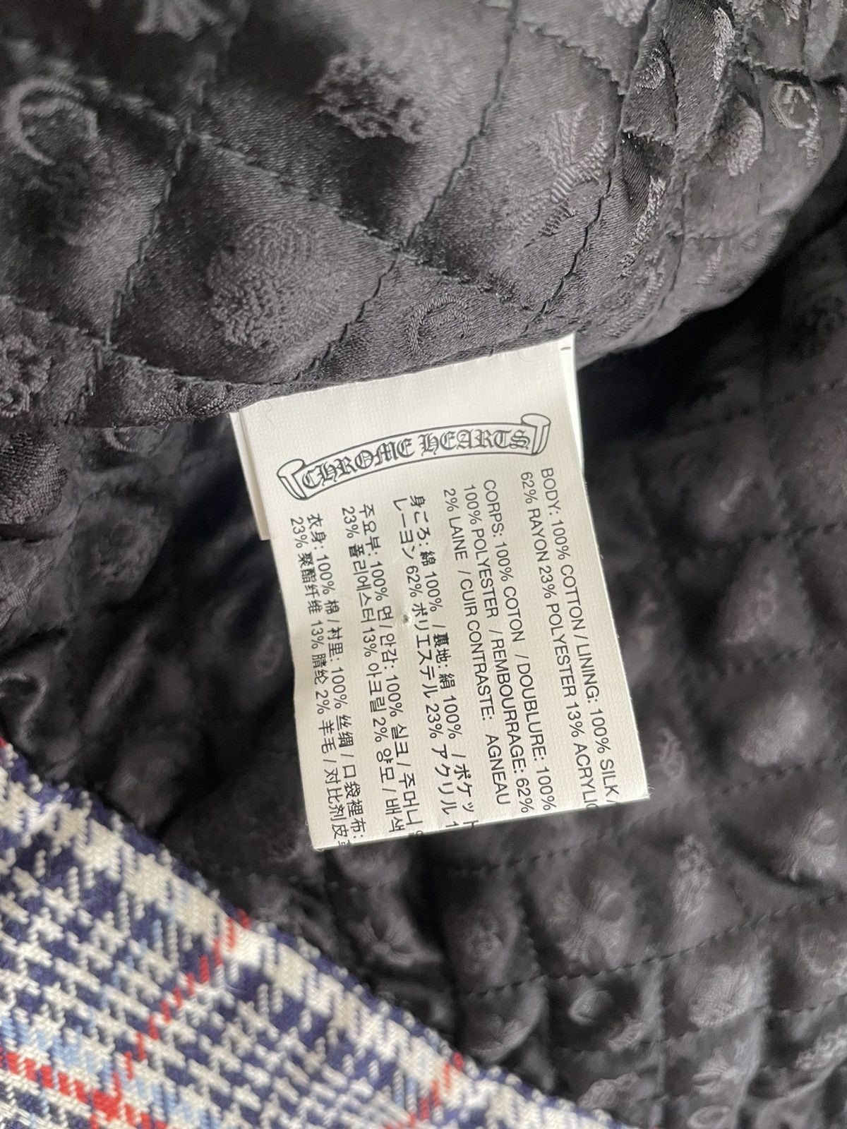 Chrome Hearts Chrome Hearts Quilted Plaid Jacket Size US M / EU 48-50 / 2 - 19 Thumbnail