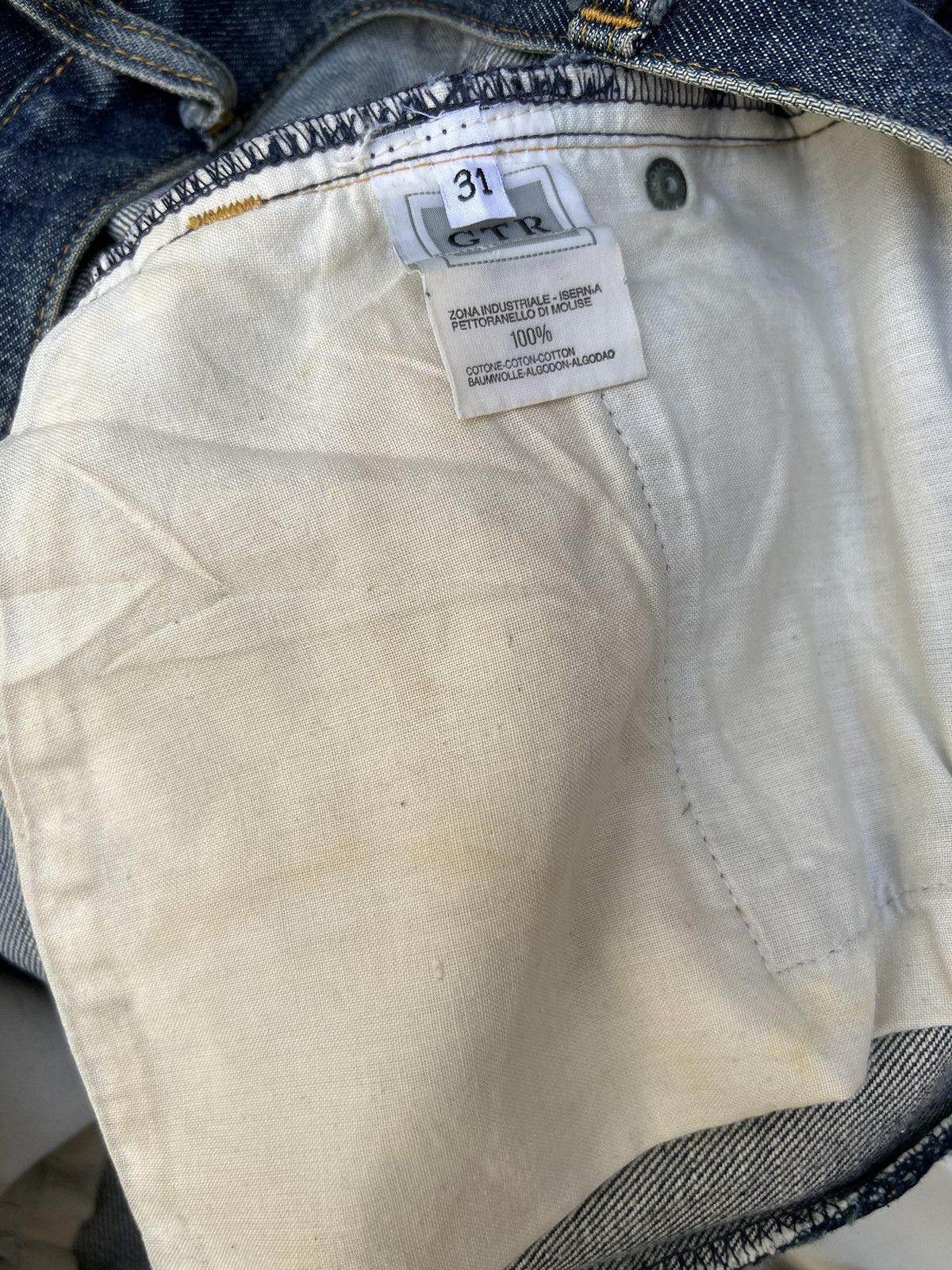 Helmut Lang Vintage 1997 Helmut Lang Mud Denim Dirty Trashed Jeans Size US 31 - 19 Thumbnail