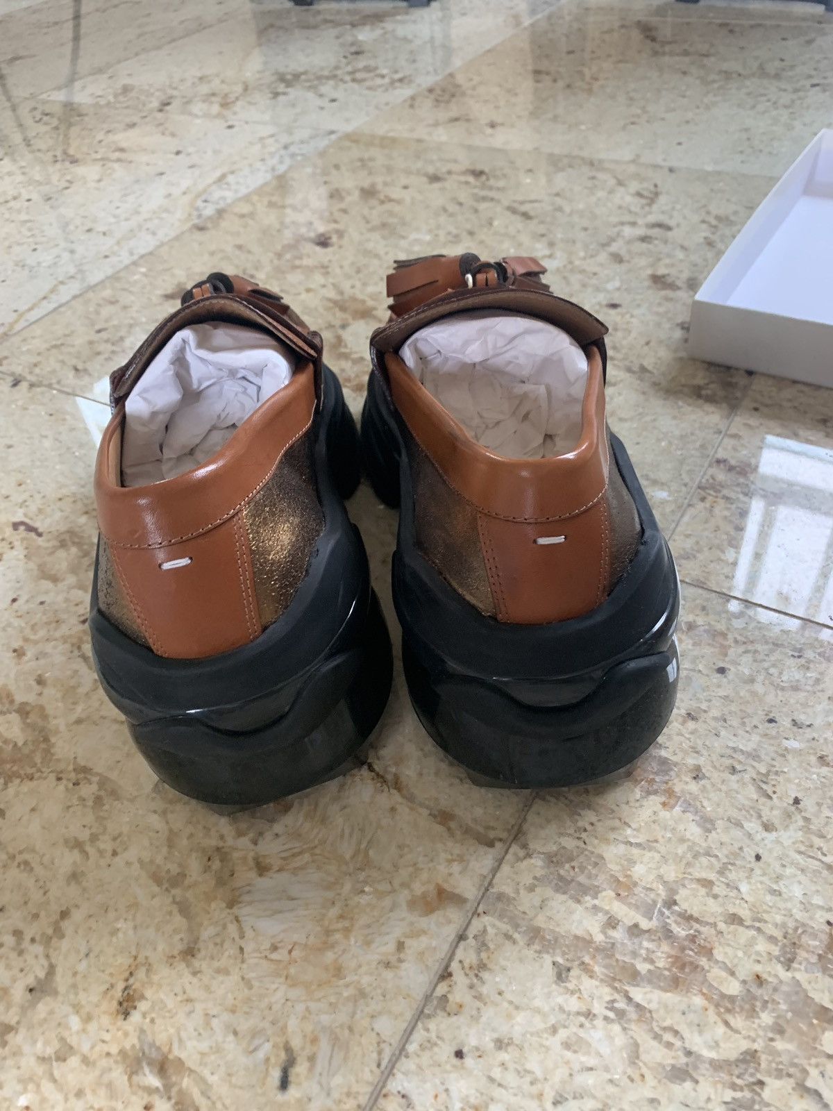 Maison Margiela Hiking Sole Boots in Cognac Size US 7 / EU 40 - 15 Thumbnail