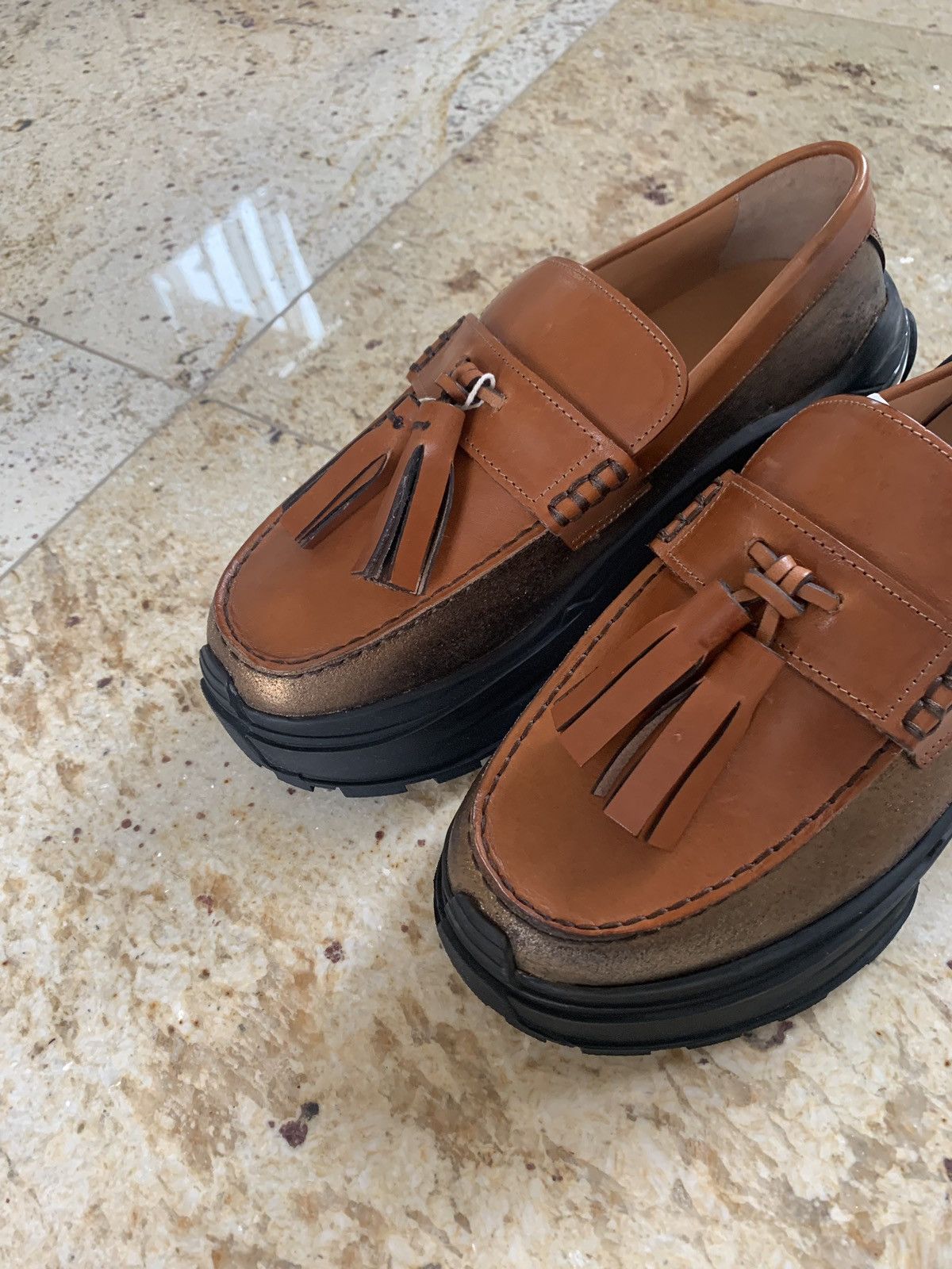Maison Margiela Hiking Sole Boots in Cognac Size US 7 / EU 40 - 8 Thumbnail