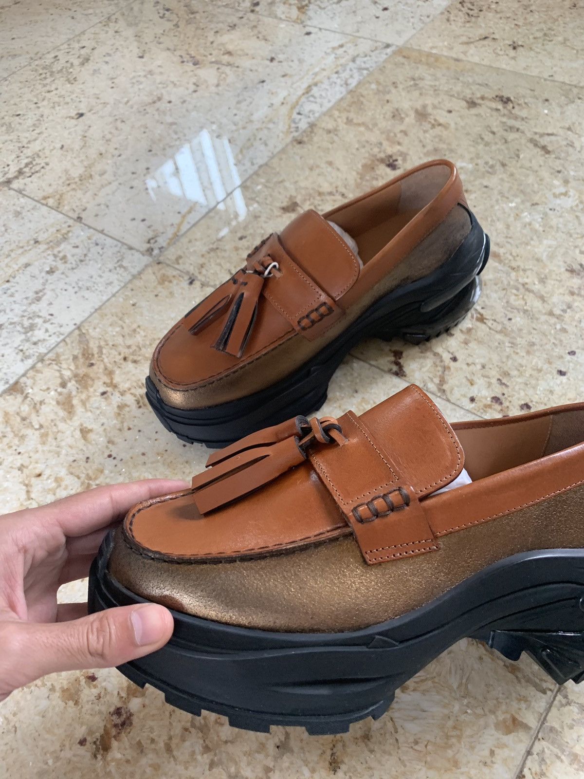 Maison Margiela Hiking Sole Boots in Cognac Size US 7 / EU 40 - 6 Thumbnail