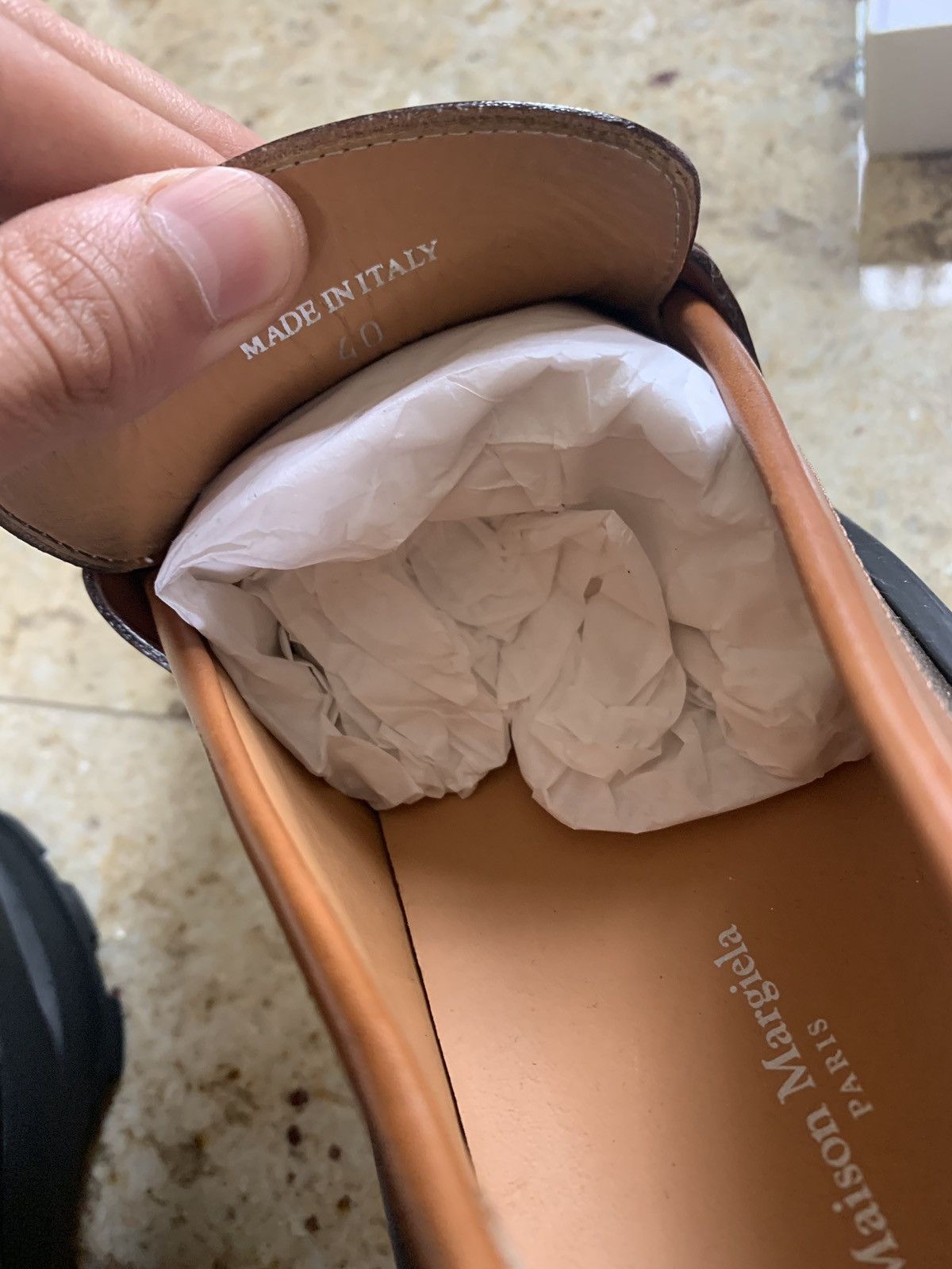 Maison Margiela Hiking Sole Boots in Cognac Size US 7 / EU 40 - 12 Thumbnail