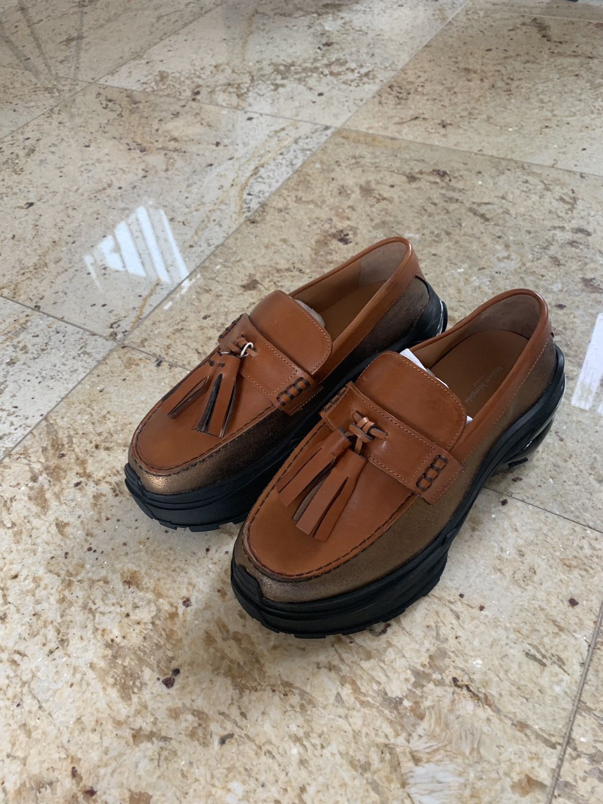 Maison Margiela Hiking Sole Boots in Cognac Size US 7 / EU 40 - 4 Thumbnail