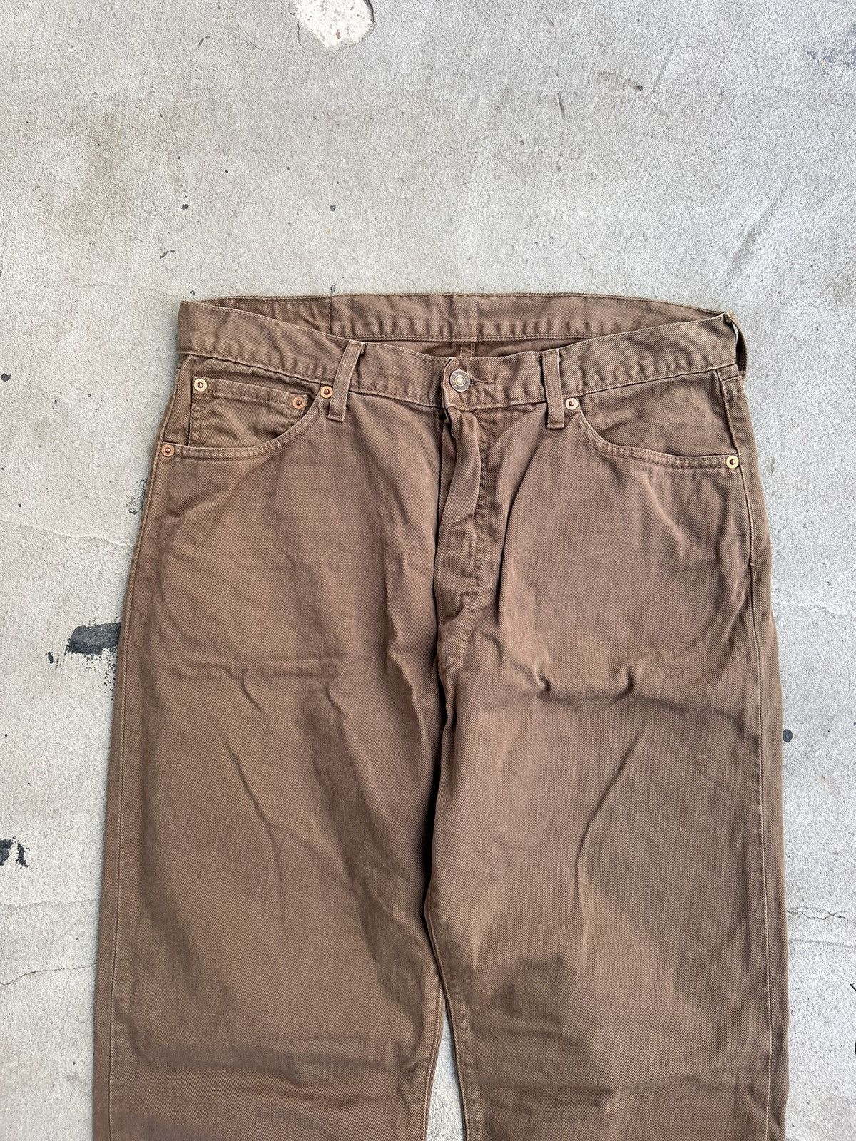 Levi's × Vintage Vintage Levi’s Jeans Brown Faded Size US 34 / EU 50 - 9 Thumbnail