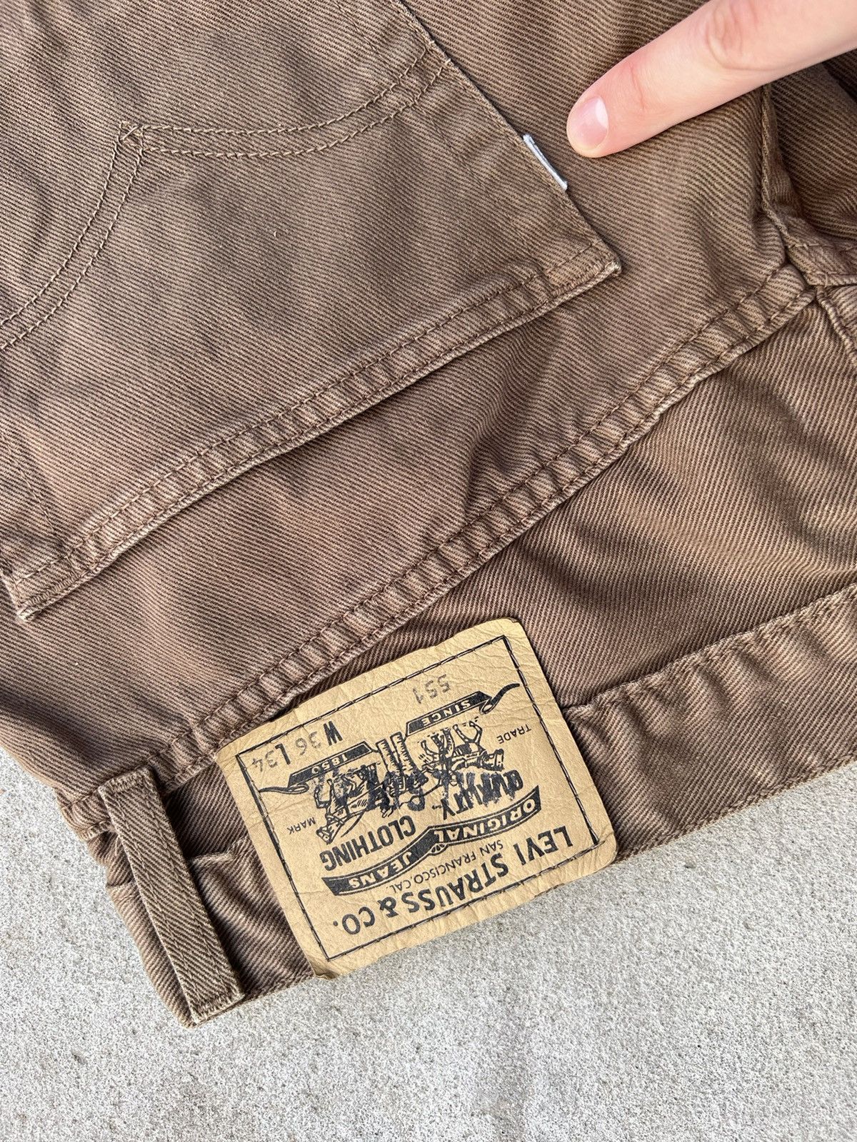 Levi's × Vintage Vintage Levi’s Jeans Brown Faded Size US 34 / EU 50 - 8 Thumbnail