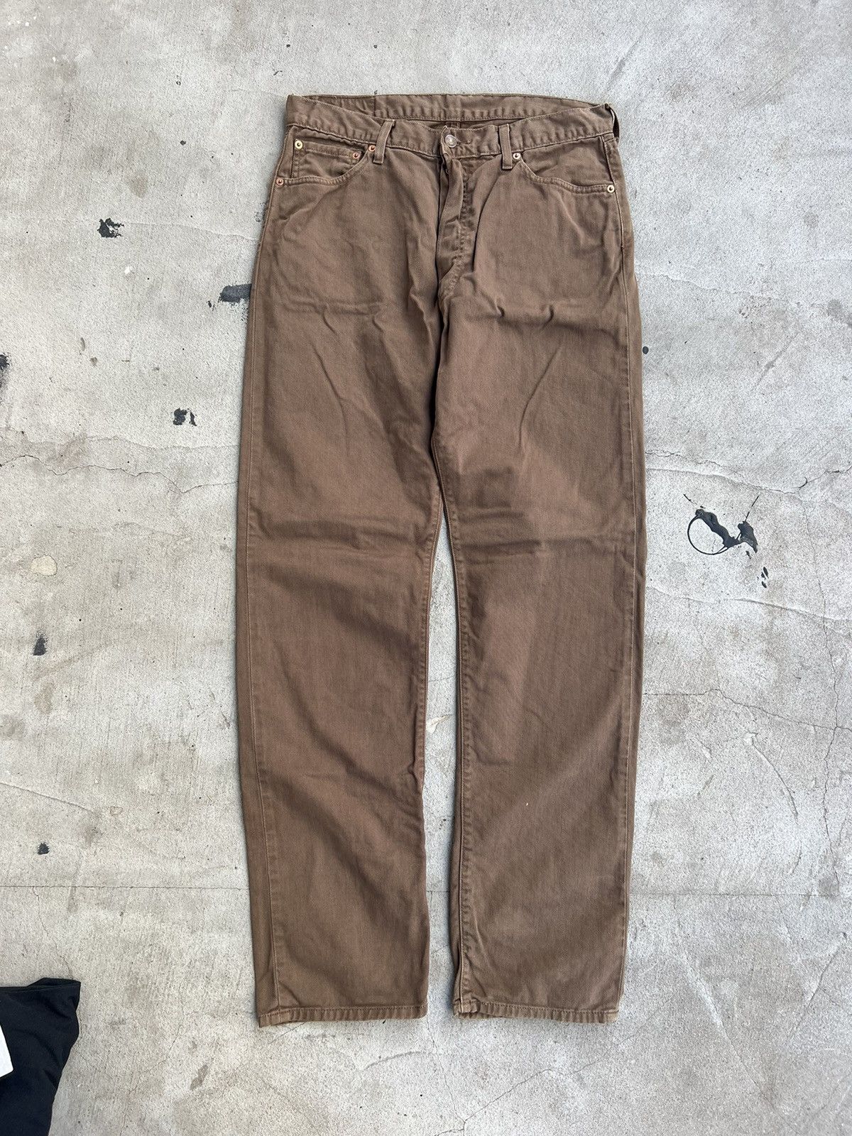 Levi's × Vintage Vintage Levi’s Jeans Brown Faded Size US 34 / EU 50 - 4 Thumbnail