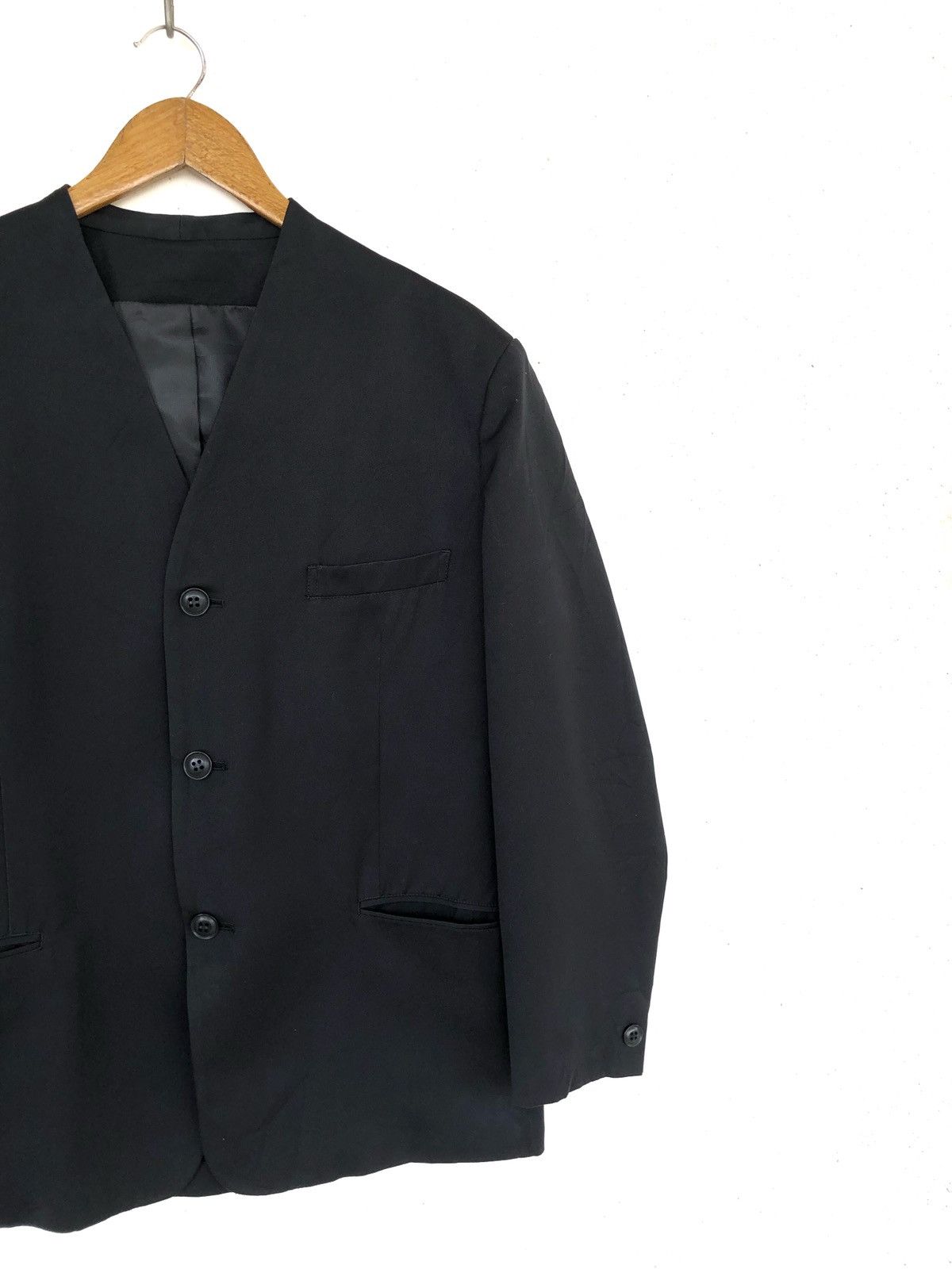 Yohji Yamamoto OG Yohji Workshop Minimal Mandarin Collar Jacket Size US M / EU 48-50 / 2 - 4 Thumbnail