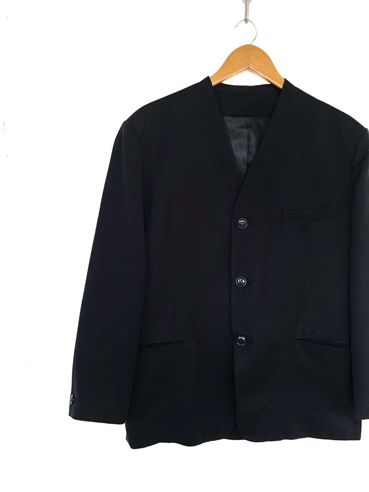 Yohji Yamamoto OG Yohji Workshop Minimal Mandarin Collar Jacket Size US M / EU 48-50 / 2 - 5 Thumbnail