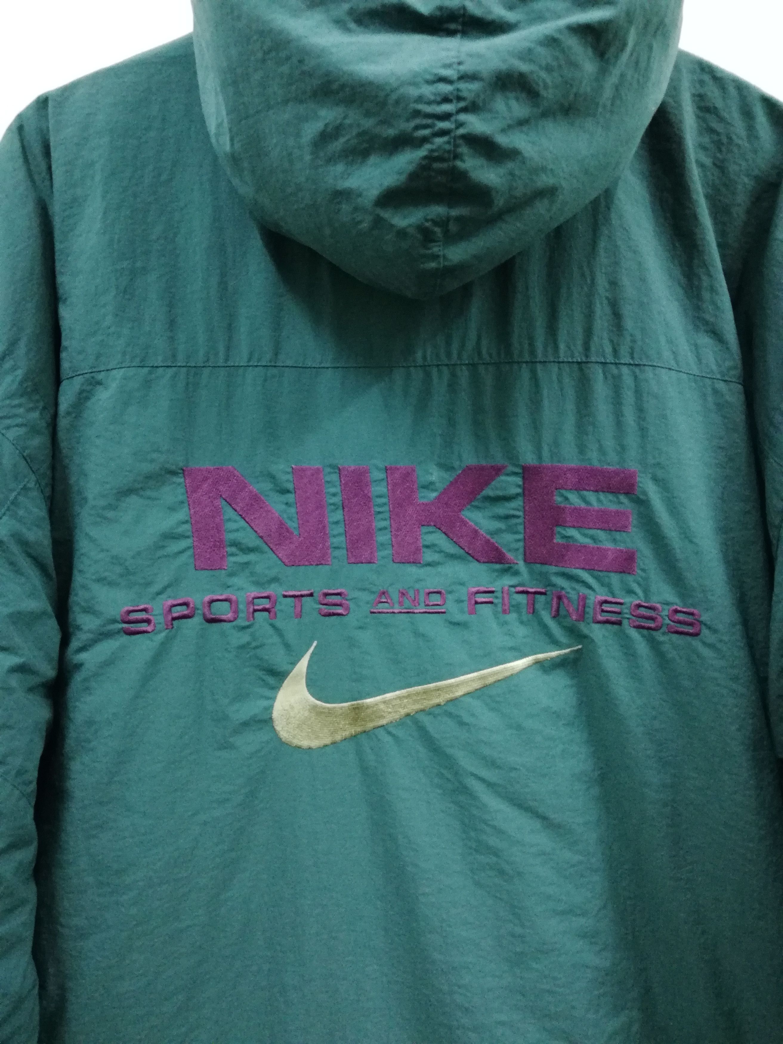 Nike × Vintage Vintage Nike Swoosh Bench Overcoat Parka Jacket Size US L / EU 52-54 / 3 - 6 Thumbnail