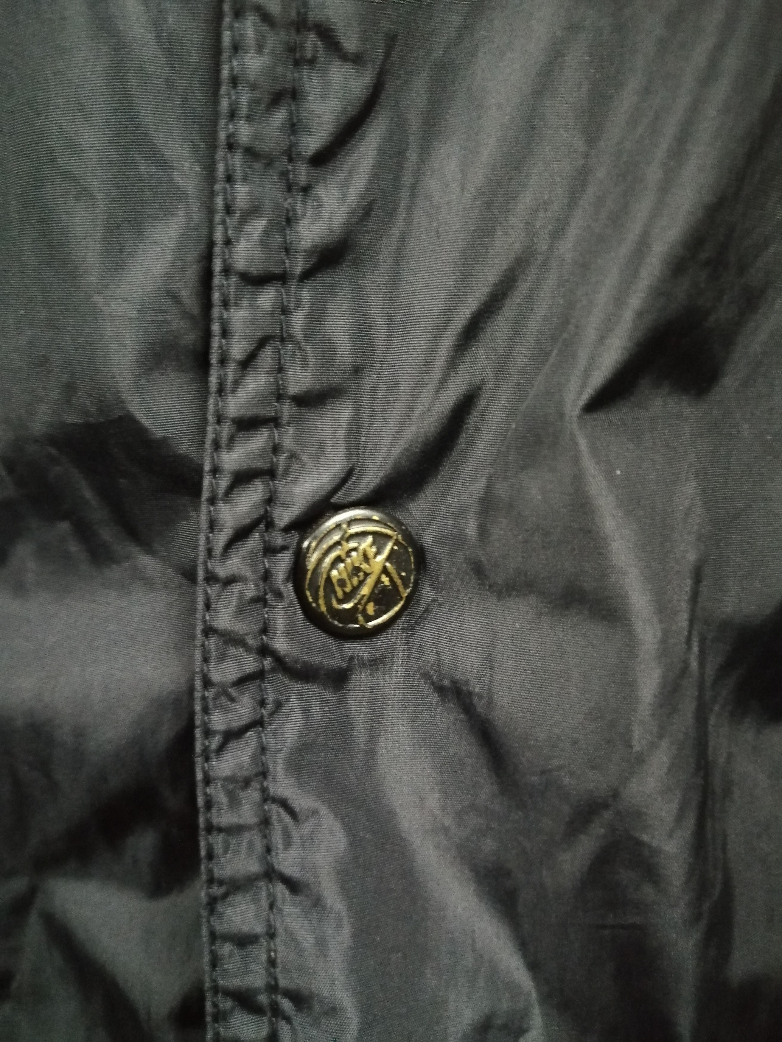 Nike × Vintage Vintage 90s Nike Big Logo Hoodie Varsity Jacket Size US M / EU 48-50 / 2 - 7 Thumbnail