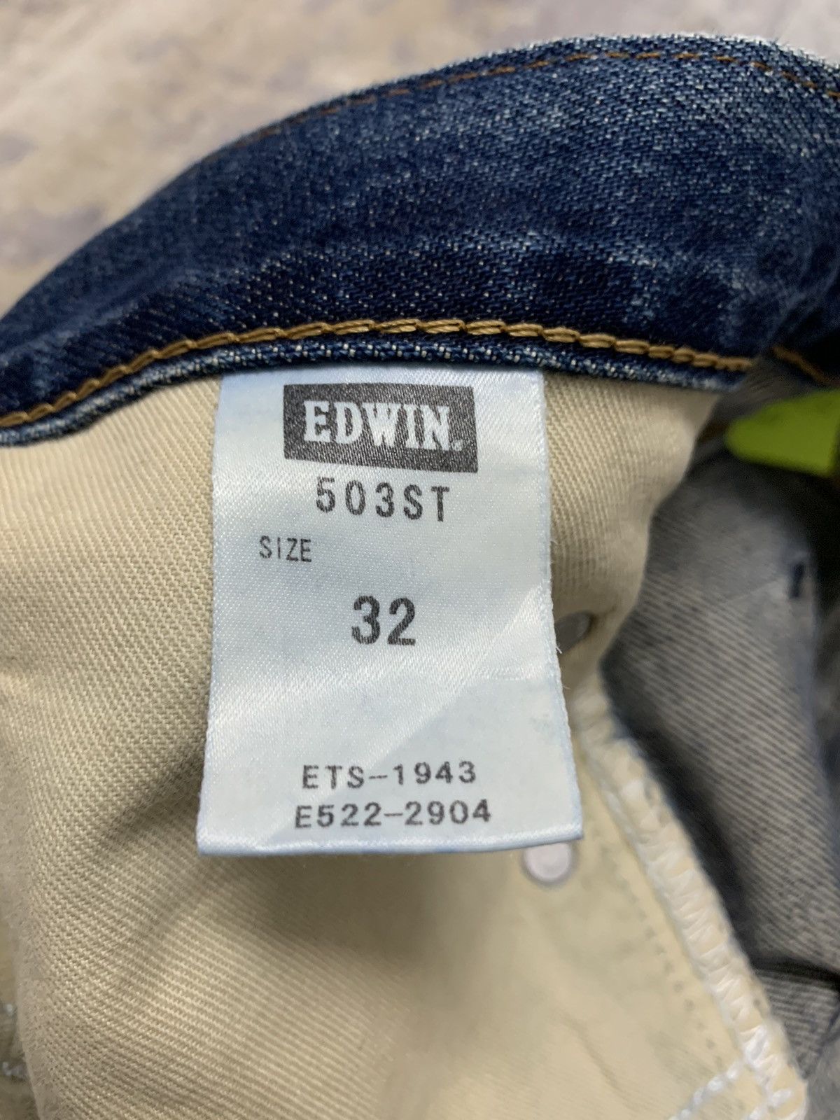 Japanese Brand Vtg Edwin Japanese Distressed Faded Slim Straight Jeans W33 Size US 33 - 15 Thumbnail