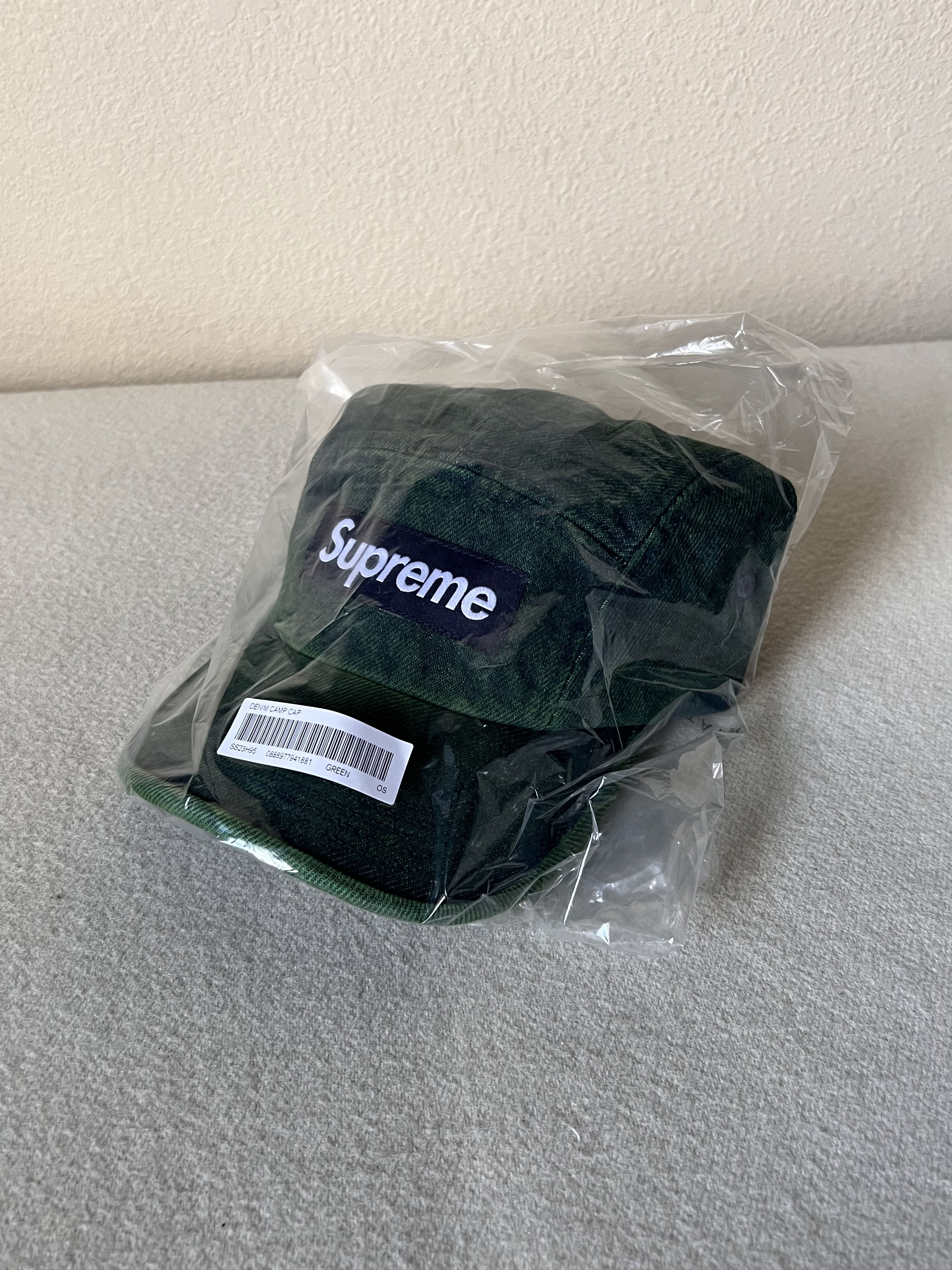 Supreme Supreme Denim Camp Cap in Green Size ONE SIZE - 2 Thumbnail
