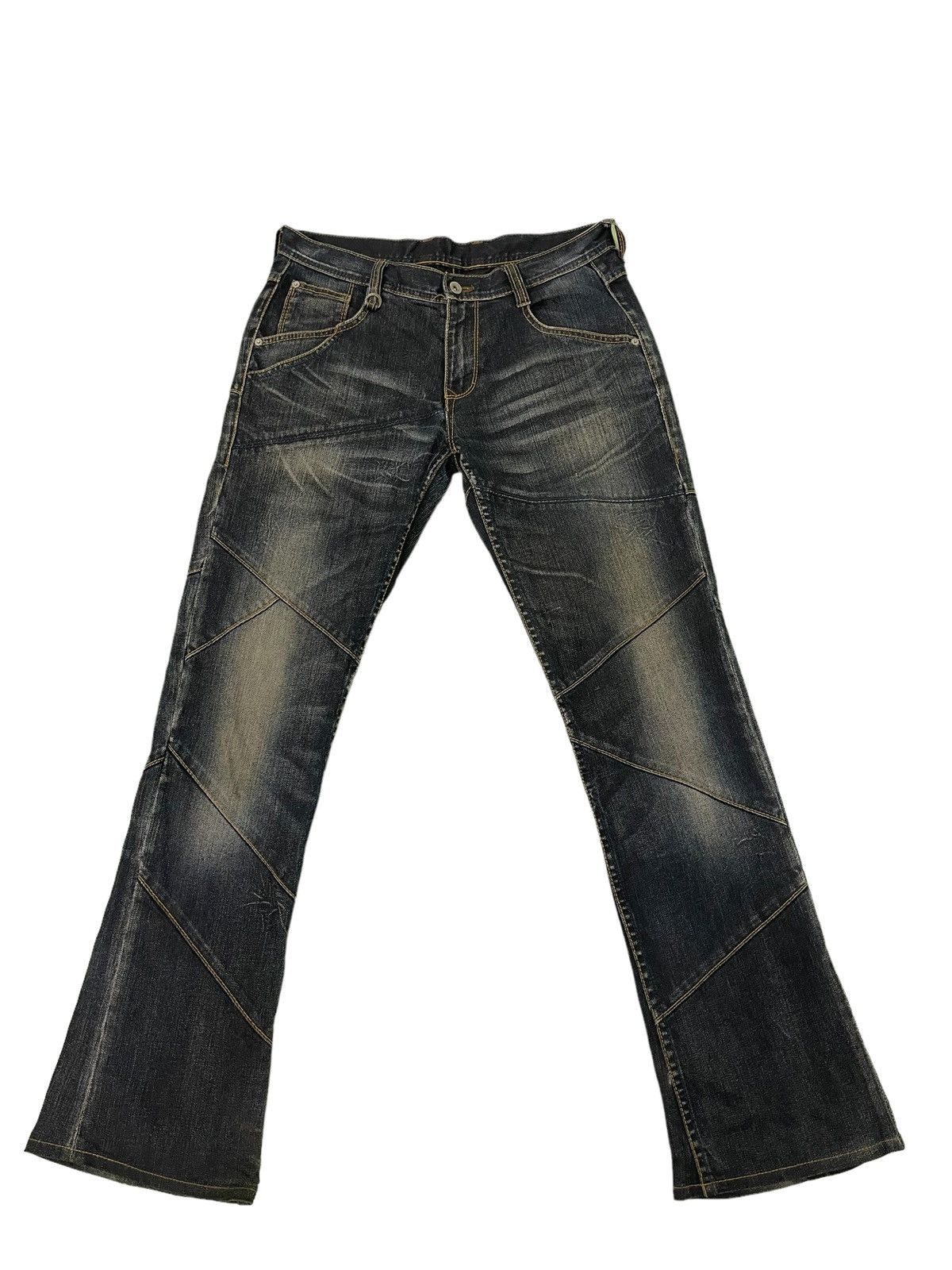 HIDEAWAYS Flare Jeans Hideaways Nicole Hagi Denim Boot Cut 1🟦8 Size US 33 - 3 Thumbnail