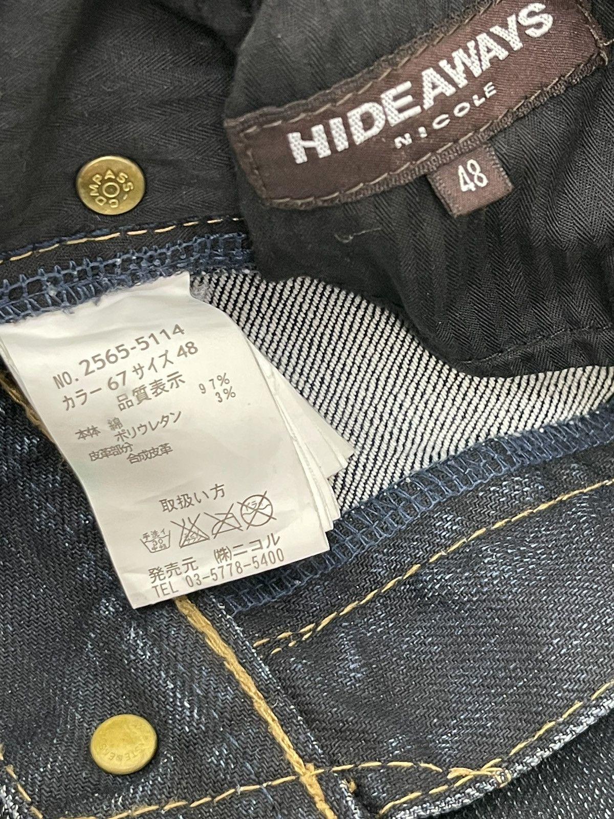 HIDEAWAYS Flare Jeans Hideaways Nicole Hagi Denim Boot Cut 1🟦8 Size US 33 - 21 Thumbnail