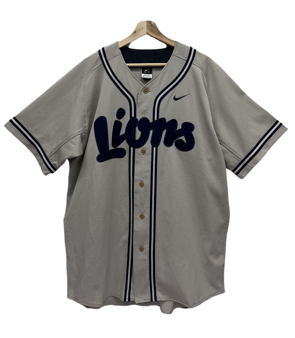 Nike VINTAGE NIKE x LIONS JAPAN BASEBALL TEAM Shirt Size US XL / EU 56 / 4 - 3 Thumbnail